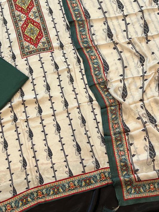 KAIRA MUSLIN HAND WORK EMBROIDERY SUIT 2 Q
