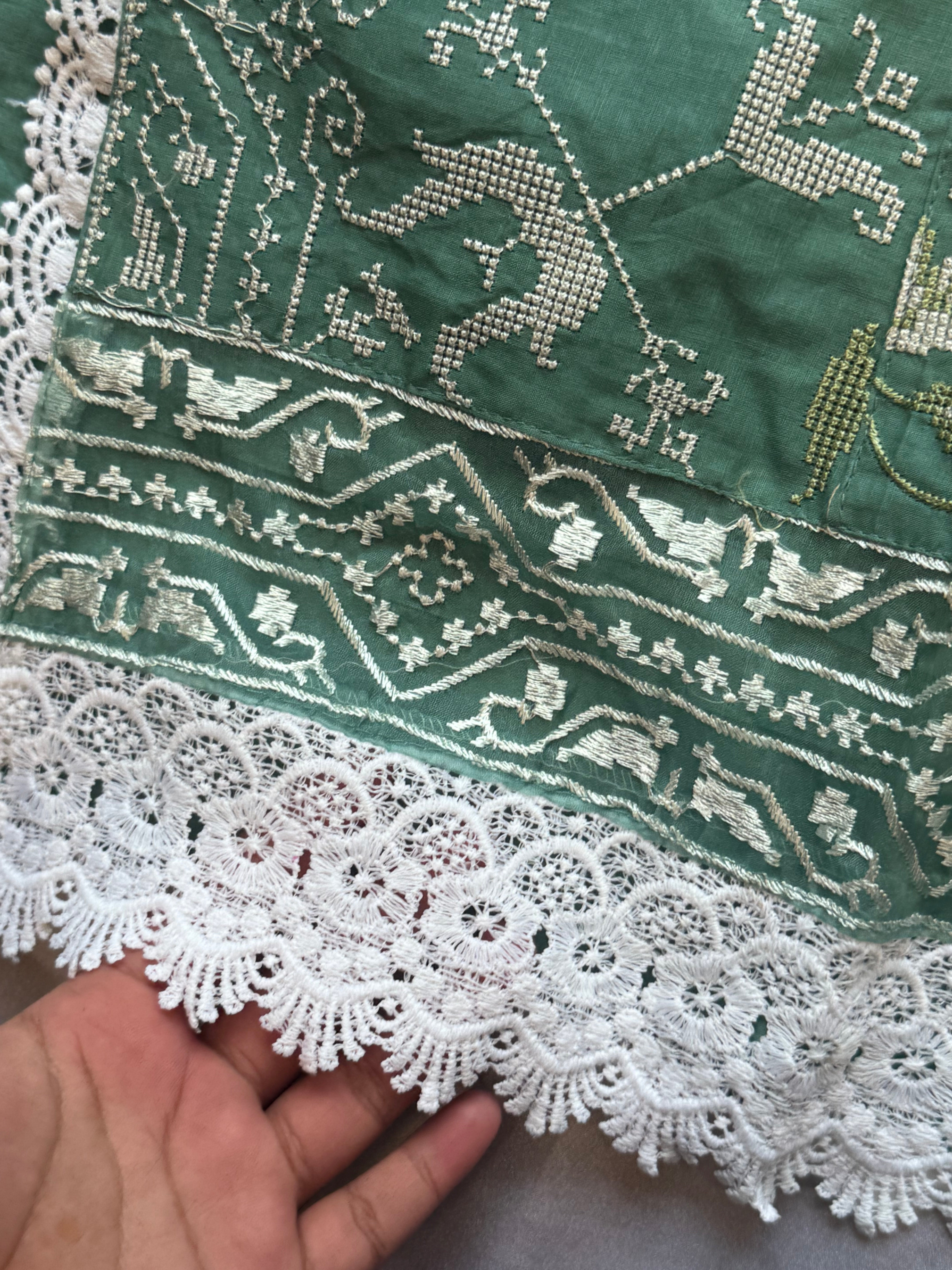 HANIA COTTON  PATCH SUIT Q