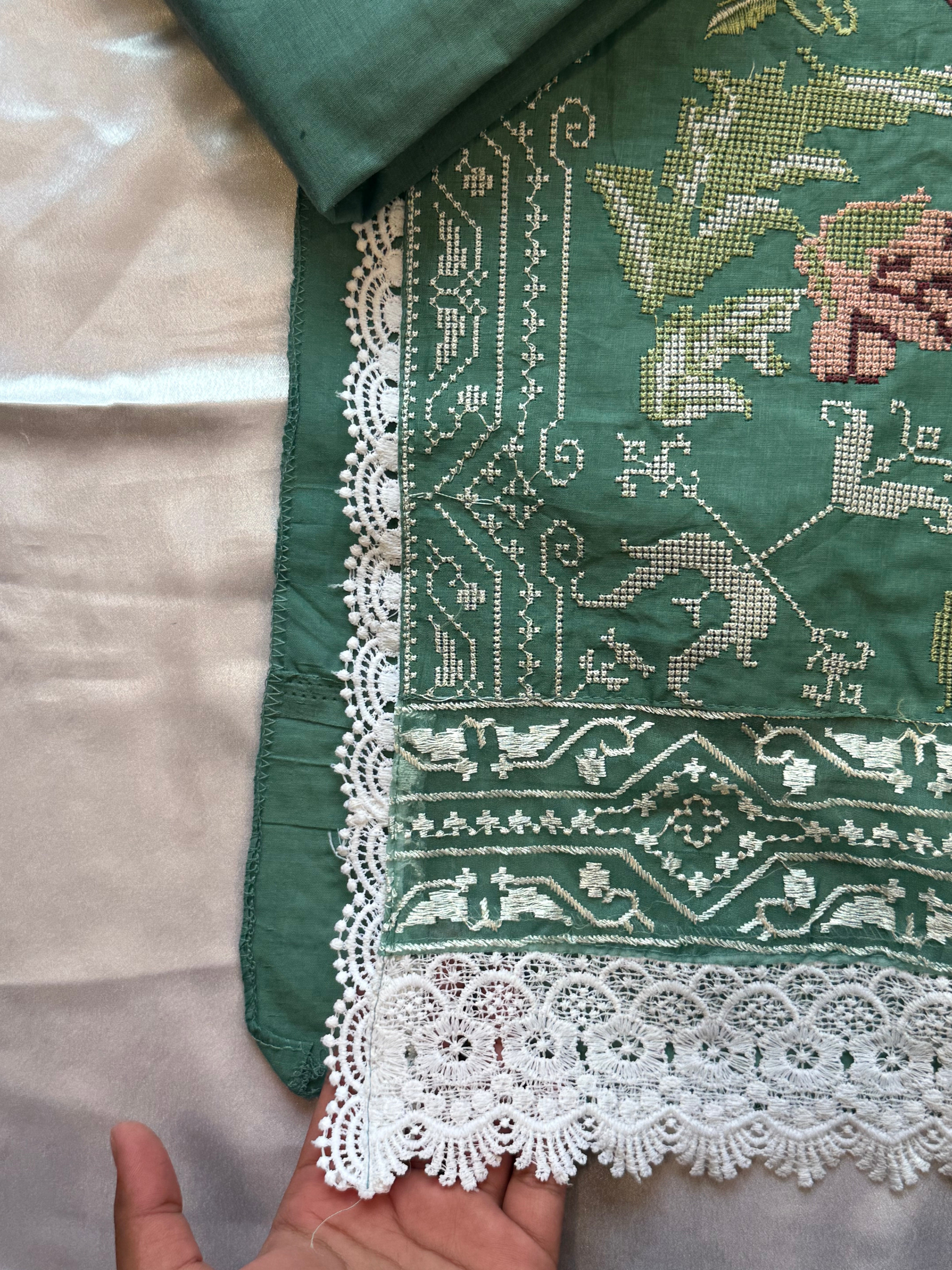 HANIA COTTON  PATCH SUIT Q