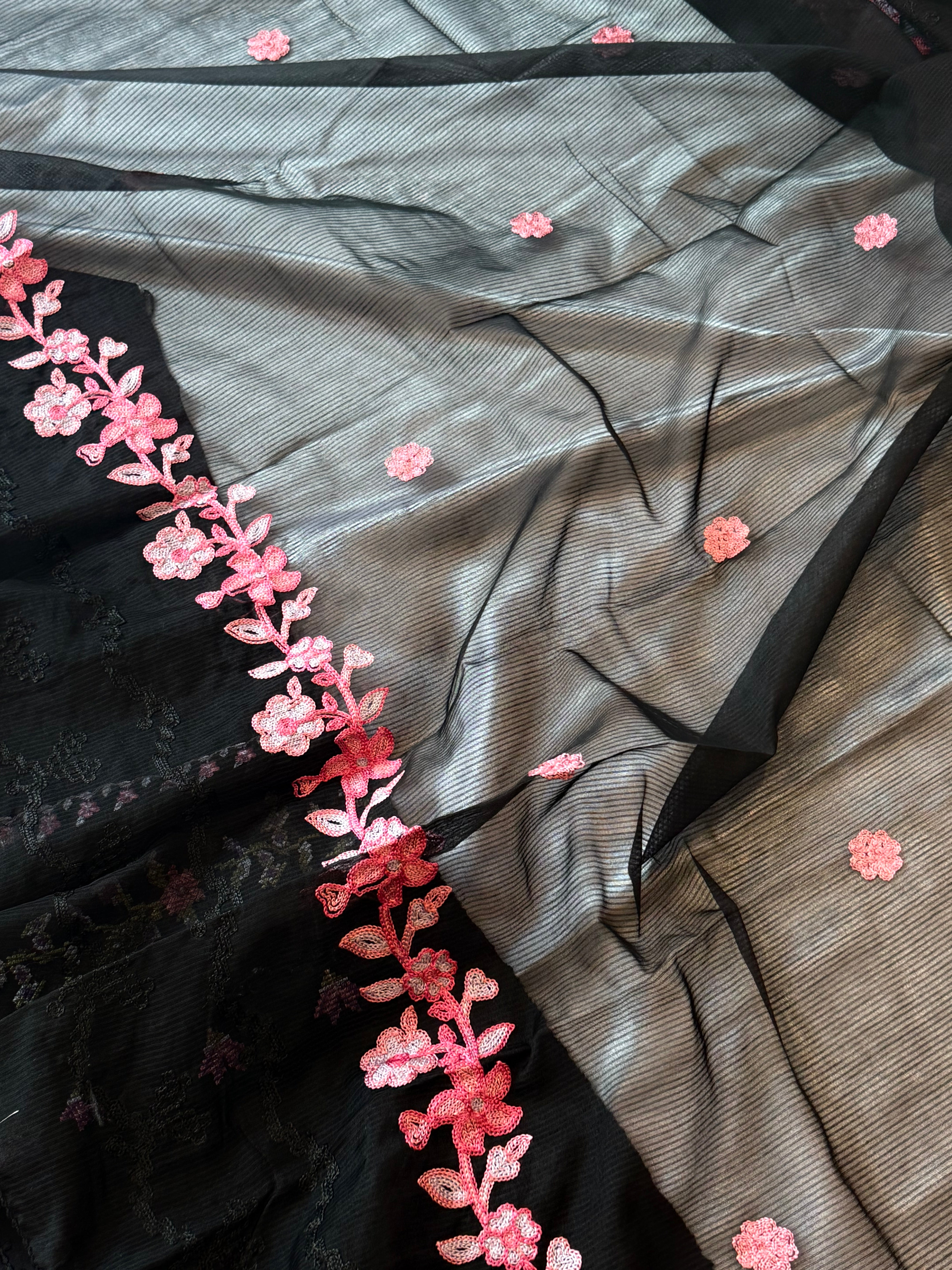 HANIA BLUE COTTON  PATCH SUIT Q