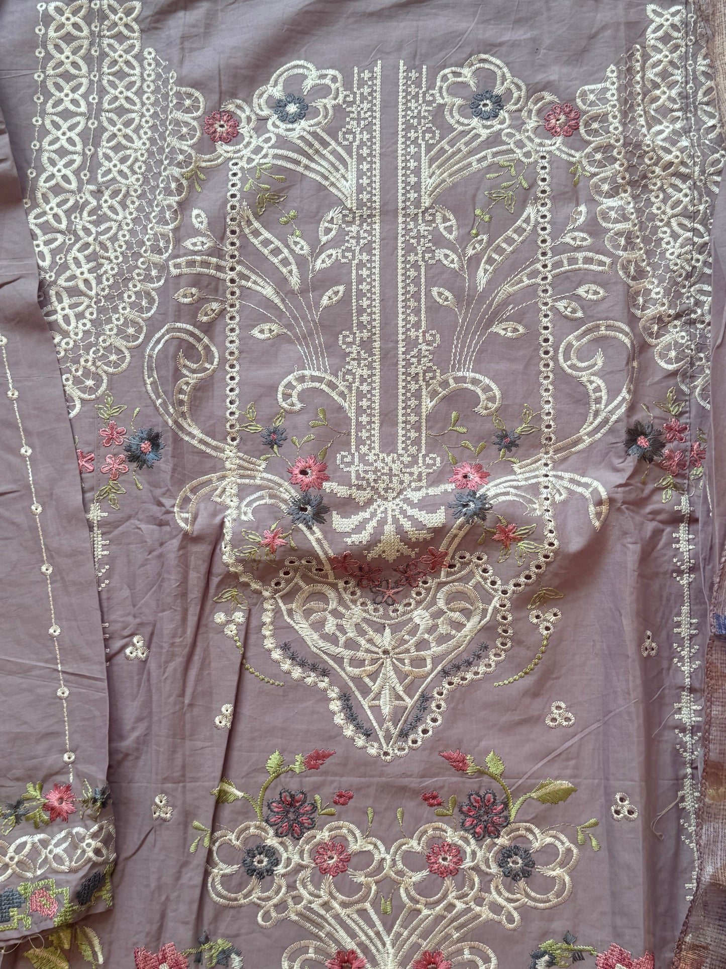 SOBIA LAVENDER COTTON  PATCH SUIT Q 6