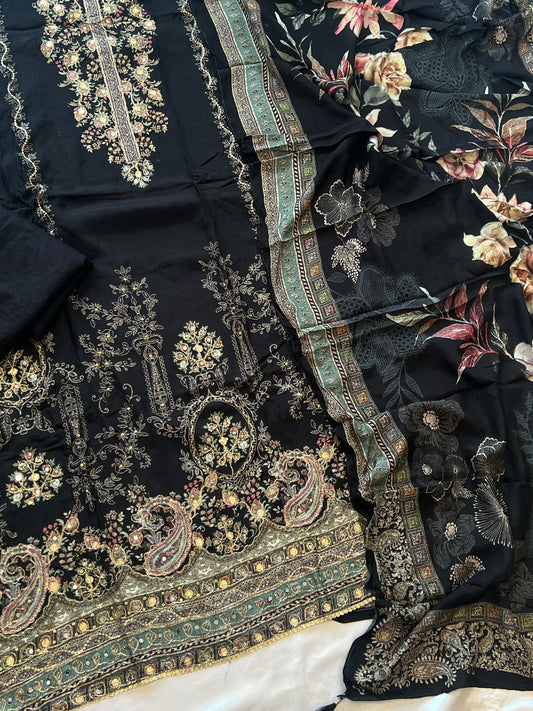 MUSLIN EMBROIDERY SUIT 246