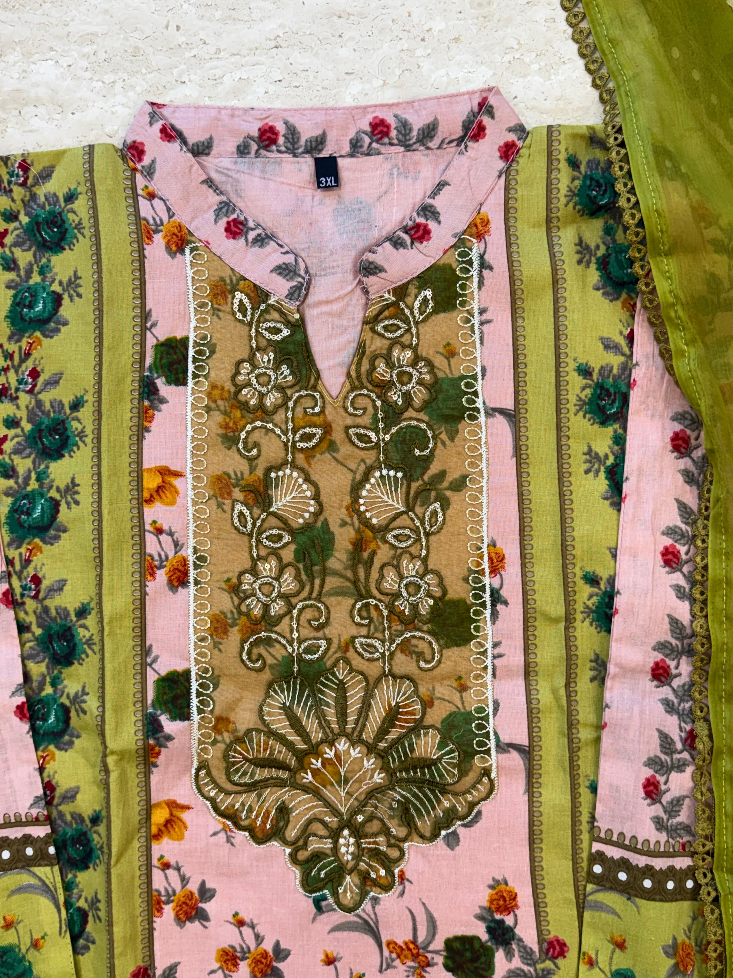 HARSHA GREEN READYMADE SUIT