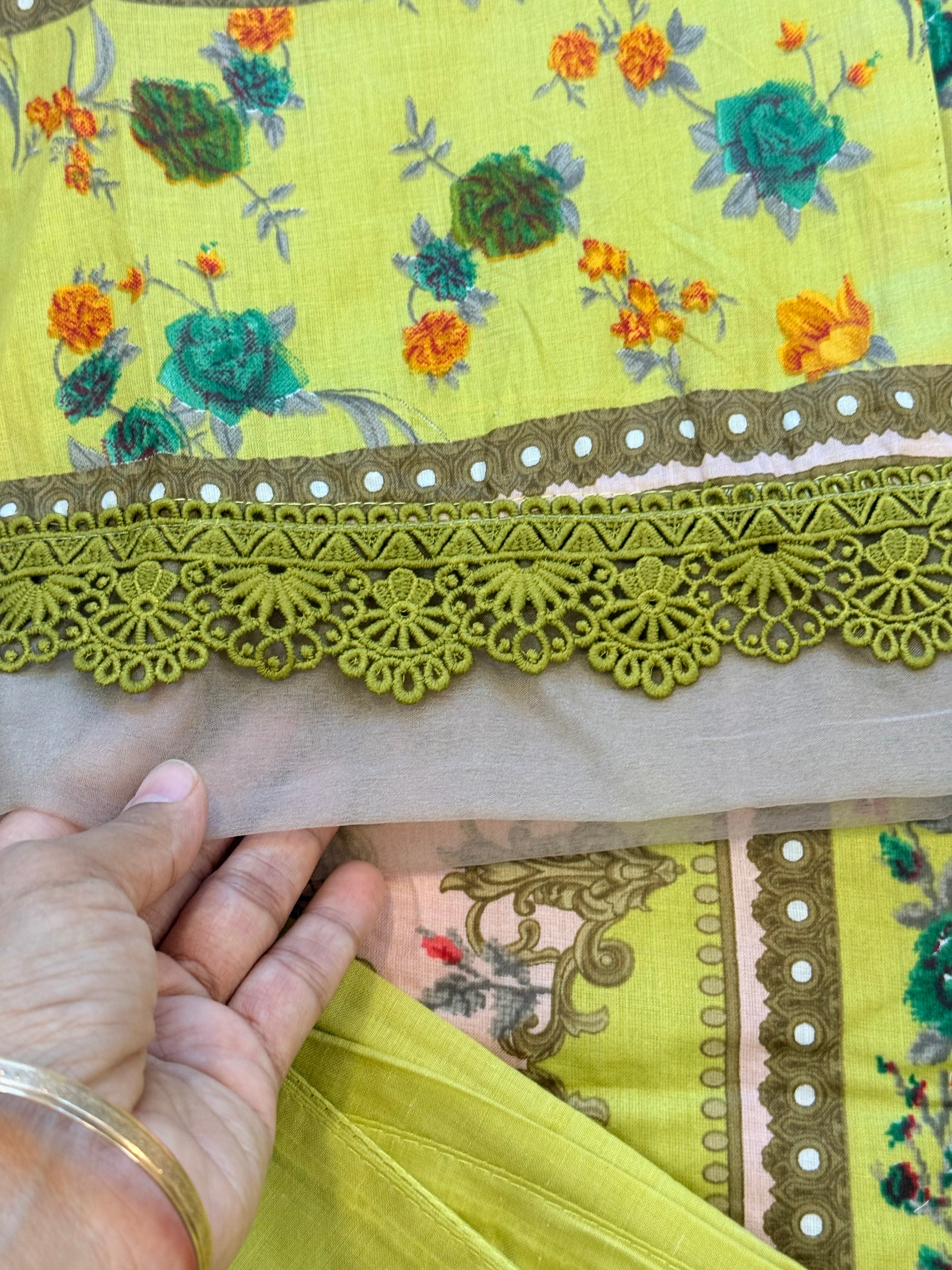 HARSHA GREEN READYMADE SUIT