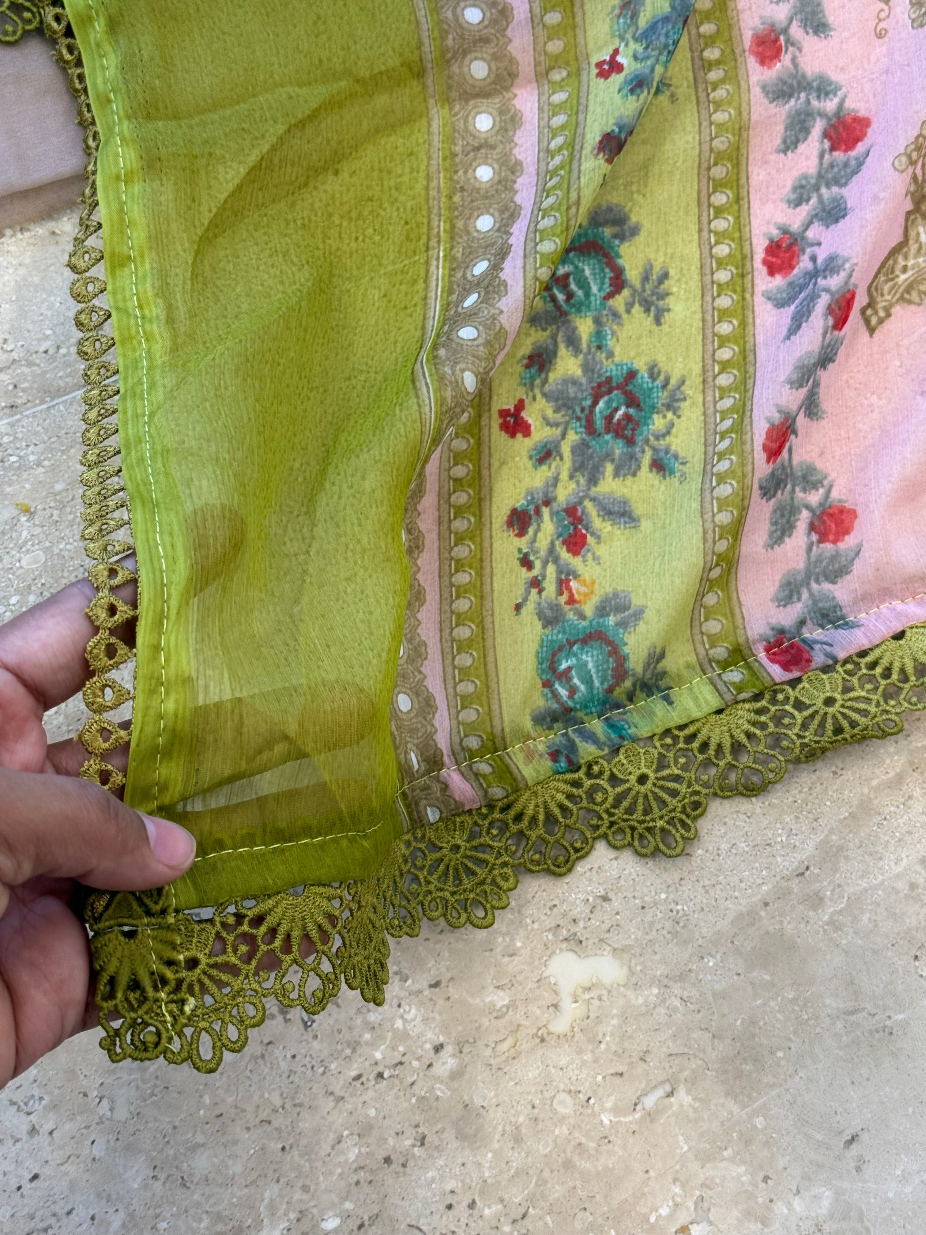 HARSHA GREEN READYMADE SUIT