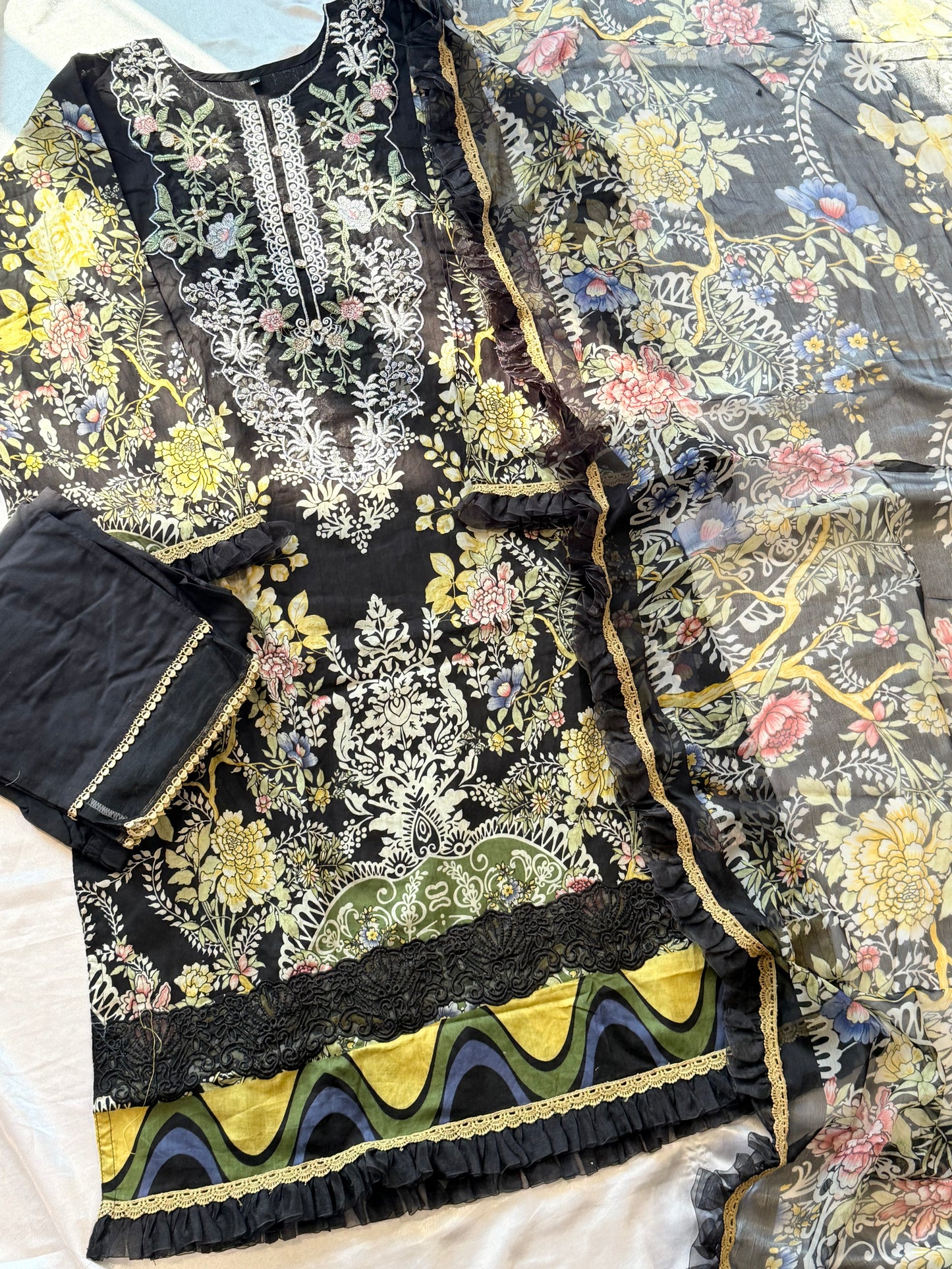 JADE READYMADE COTTON PATCH SUIT Q