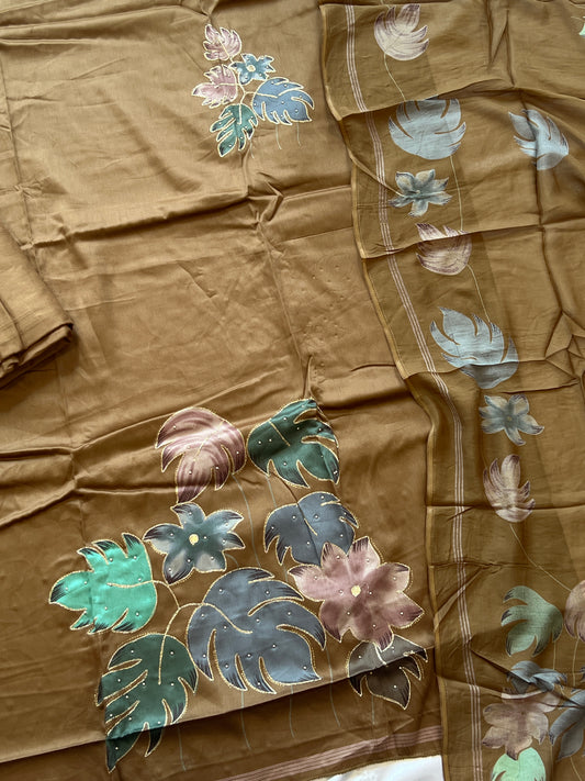 MUMTAZ MUSLIN EMBROIDERY SUIT 2
