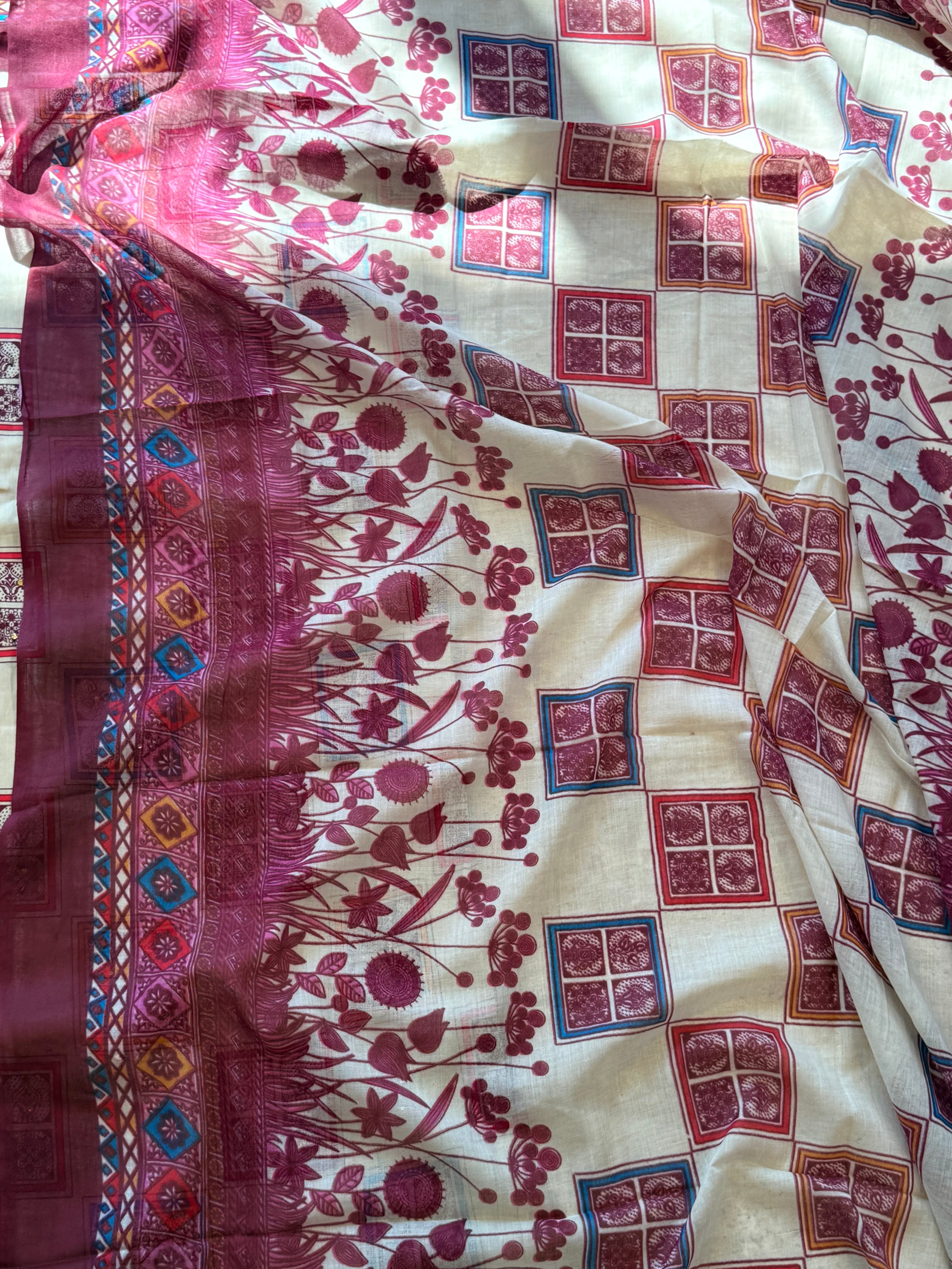 ROZANA PURE COTTON SUIT 42