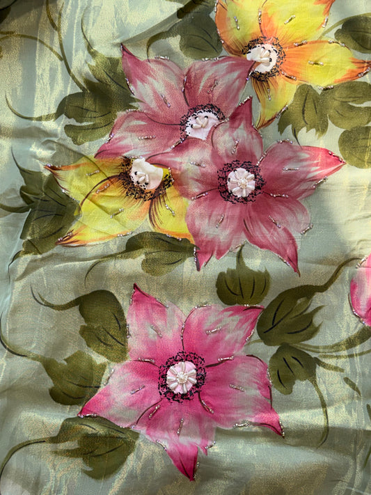 ZARQASH HAND EMBROIDERY SUIT Q