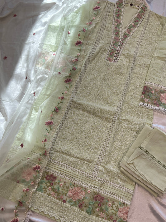 RAAHI PURE COTTON EMBROIDERY SUIT 10