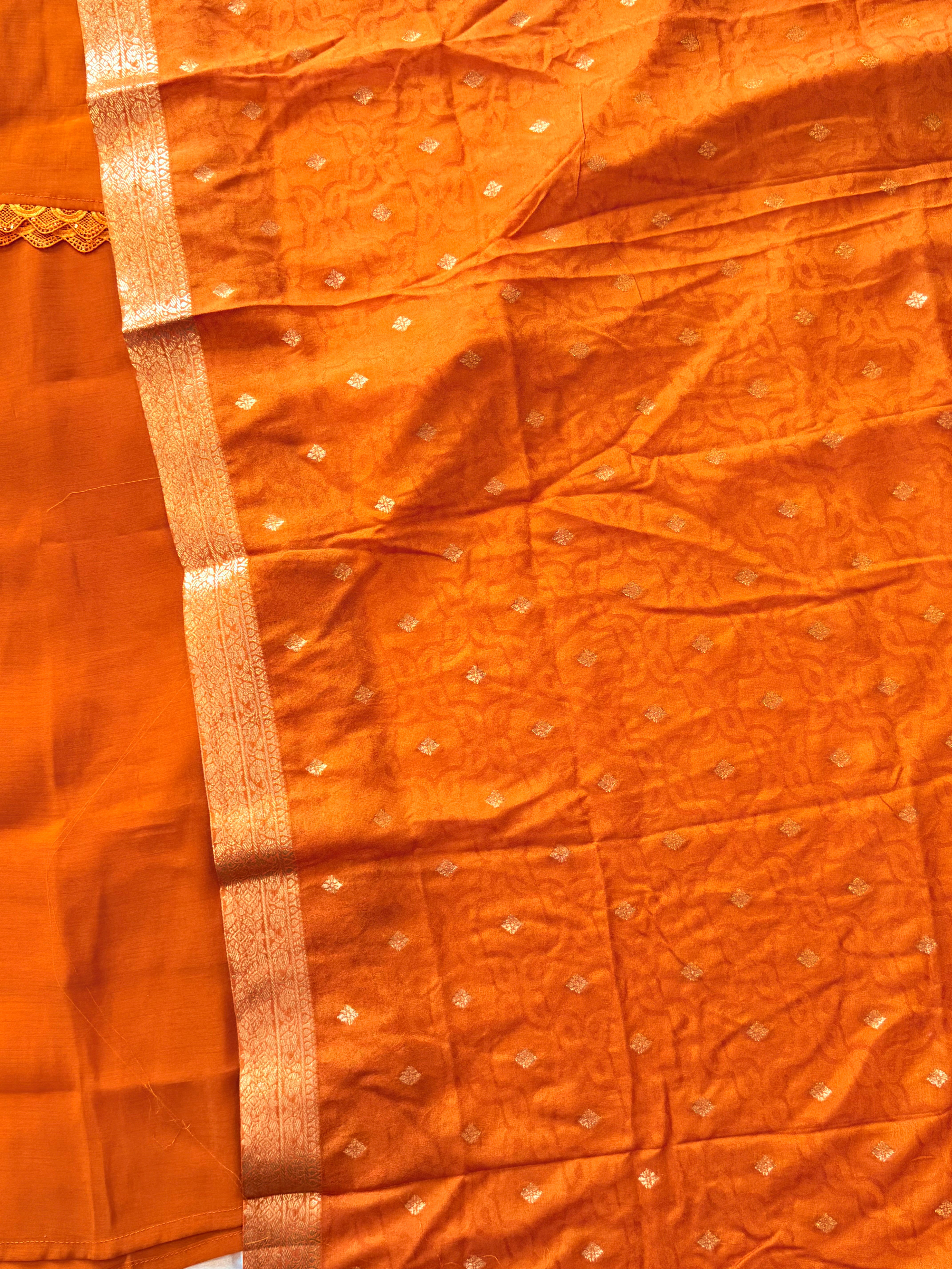 SABA MUL CHANDERI HANDWORK SUIT 5 Q
