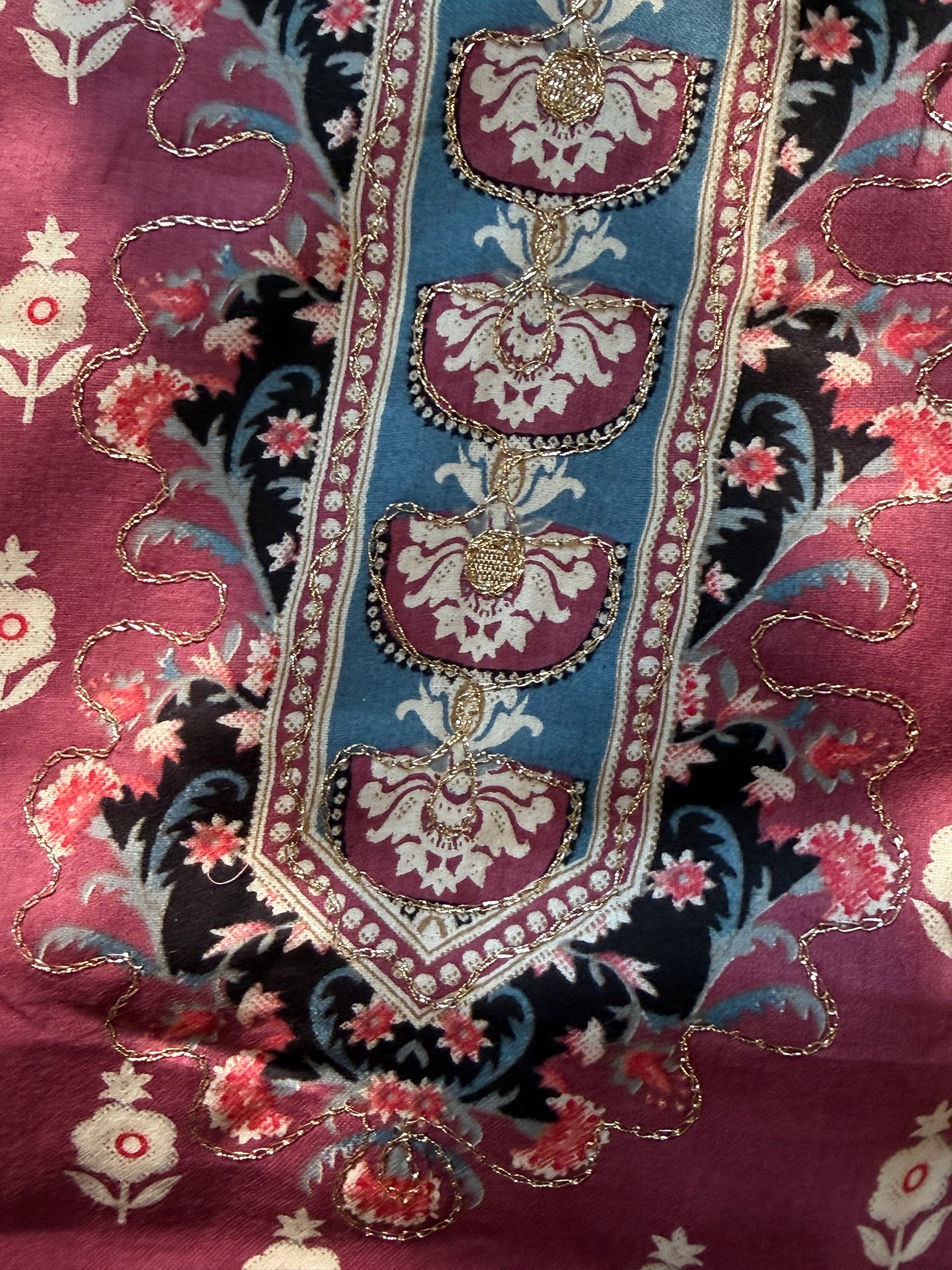 JHILMIL MUSLIN READYMADE PINK SUIT 7 Q