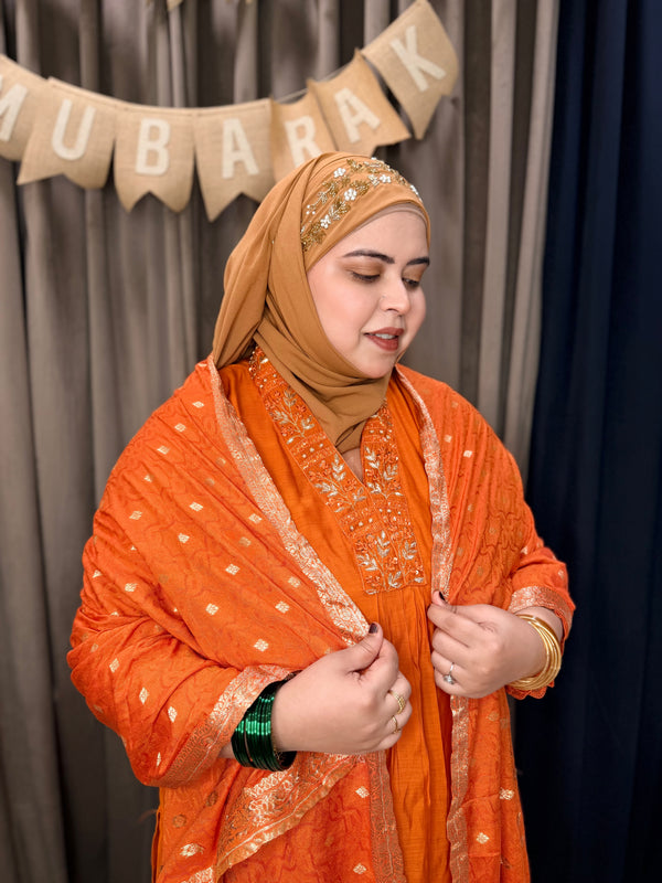 SABA MUL CHANDERI HANDWORK SUIT 5 Q