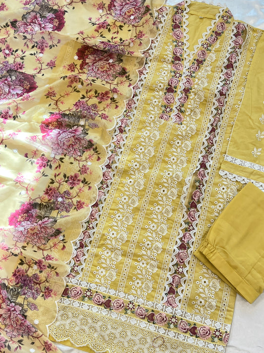 RAHI PURE COTTON EMBROIDERY SUIT 5