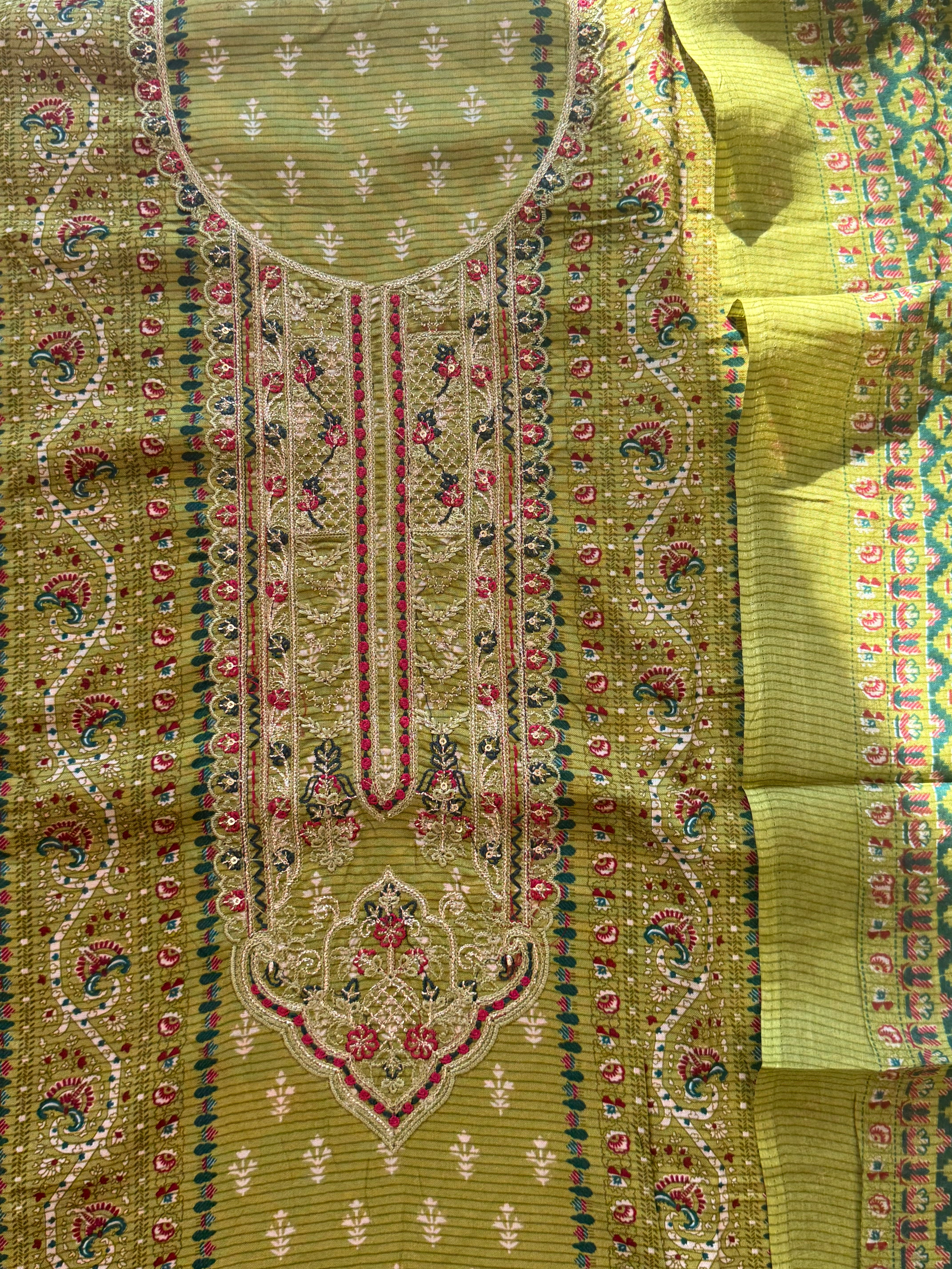 NIZAAM 2 COTTON EMBROIDERY SUIT 3 Q