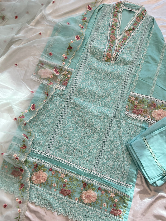 RAHI PURE COTTON EMBROIDERY SUIT 2