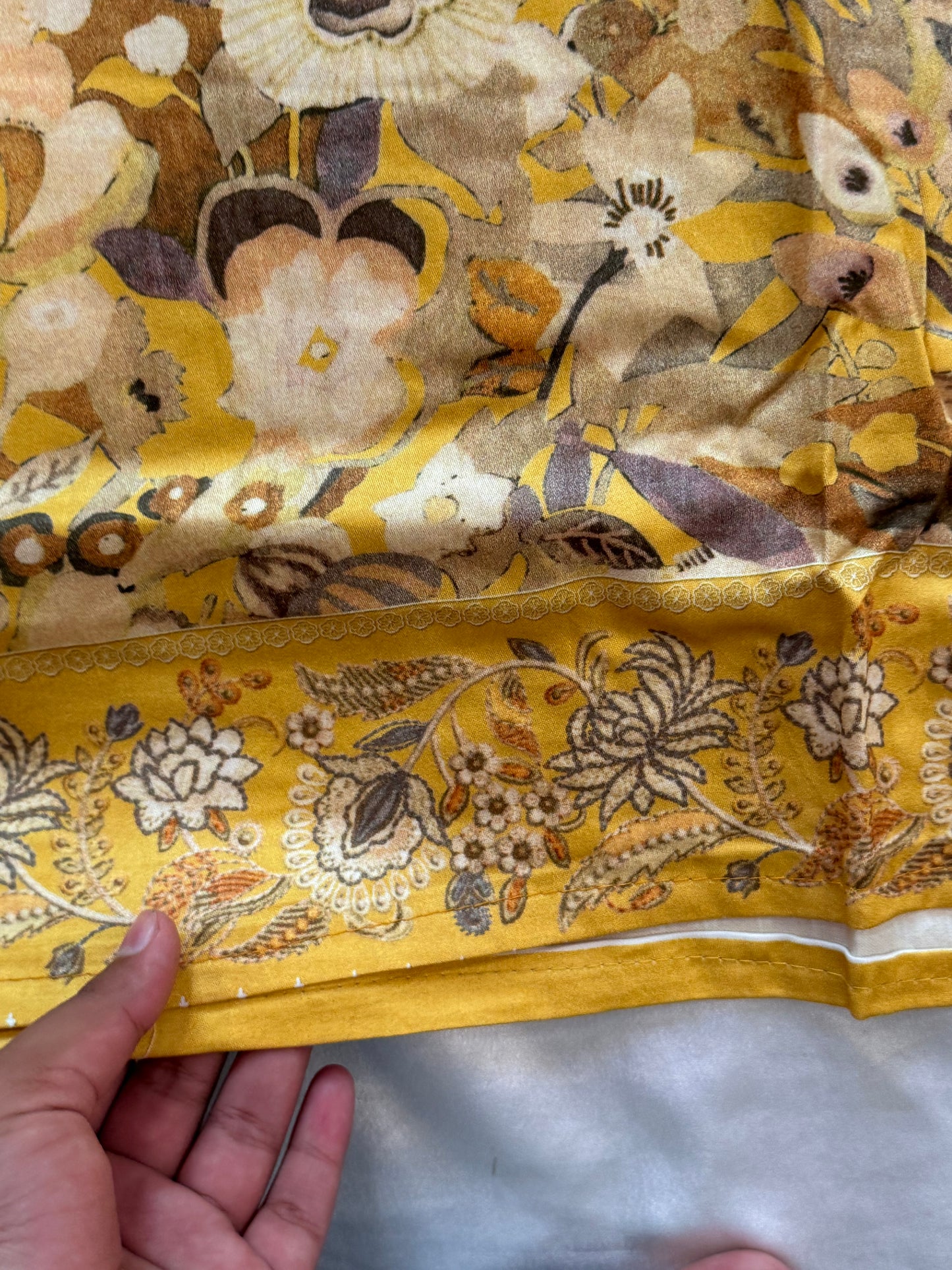 AARANYA MUSTARD LAWN EMBROIDERY SUIT 4 Q