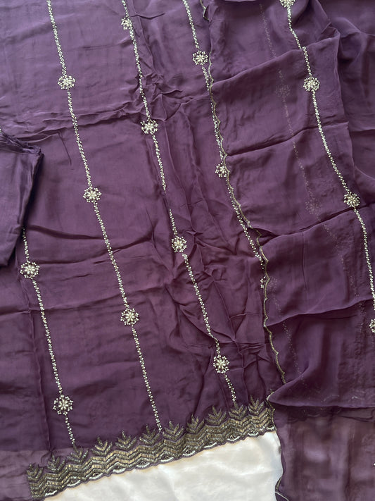 ZARQASH HAND EMBROIDERY SUIT 7