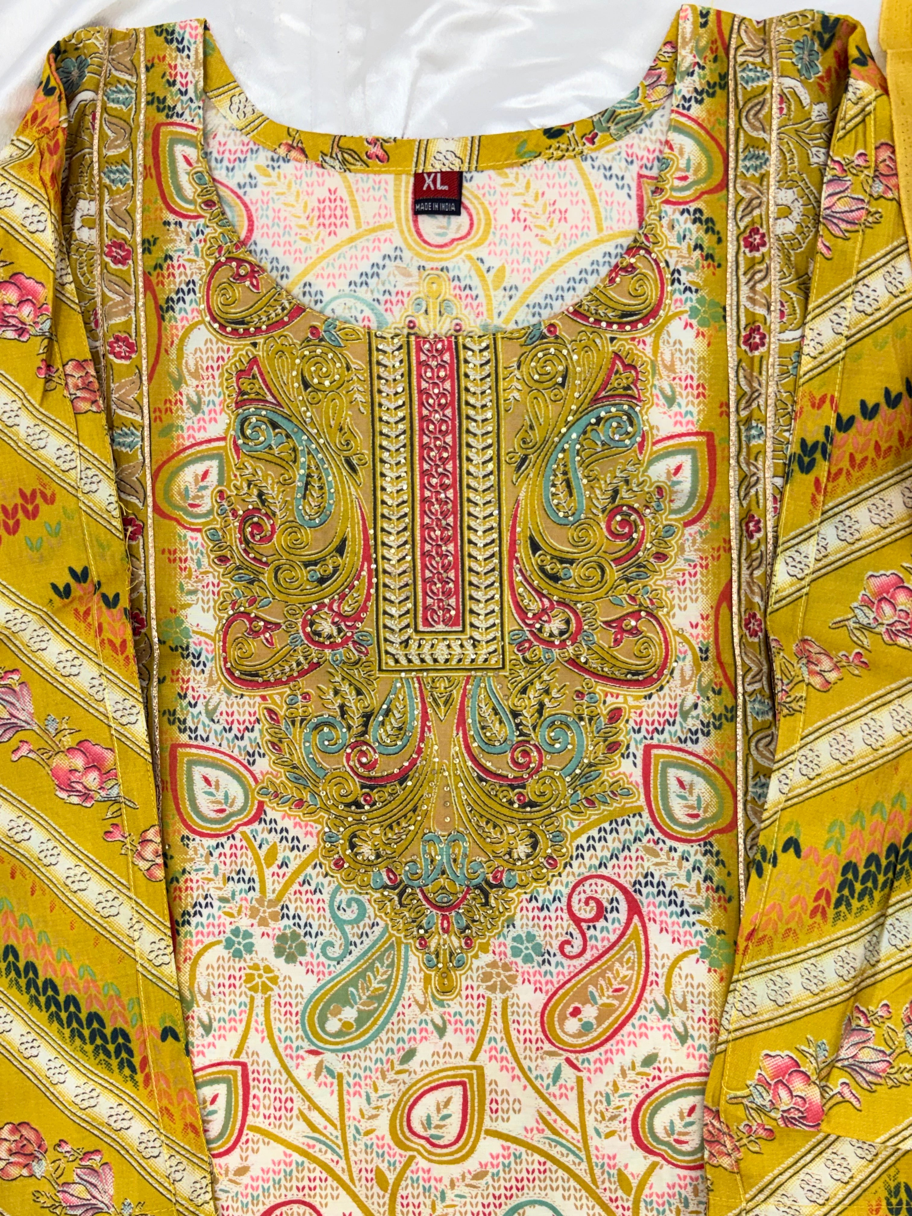 ZARA MUSLIN READYMADE SUIT 7 Q