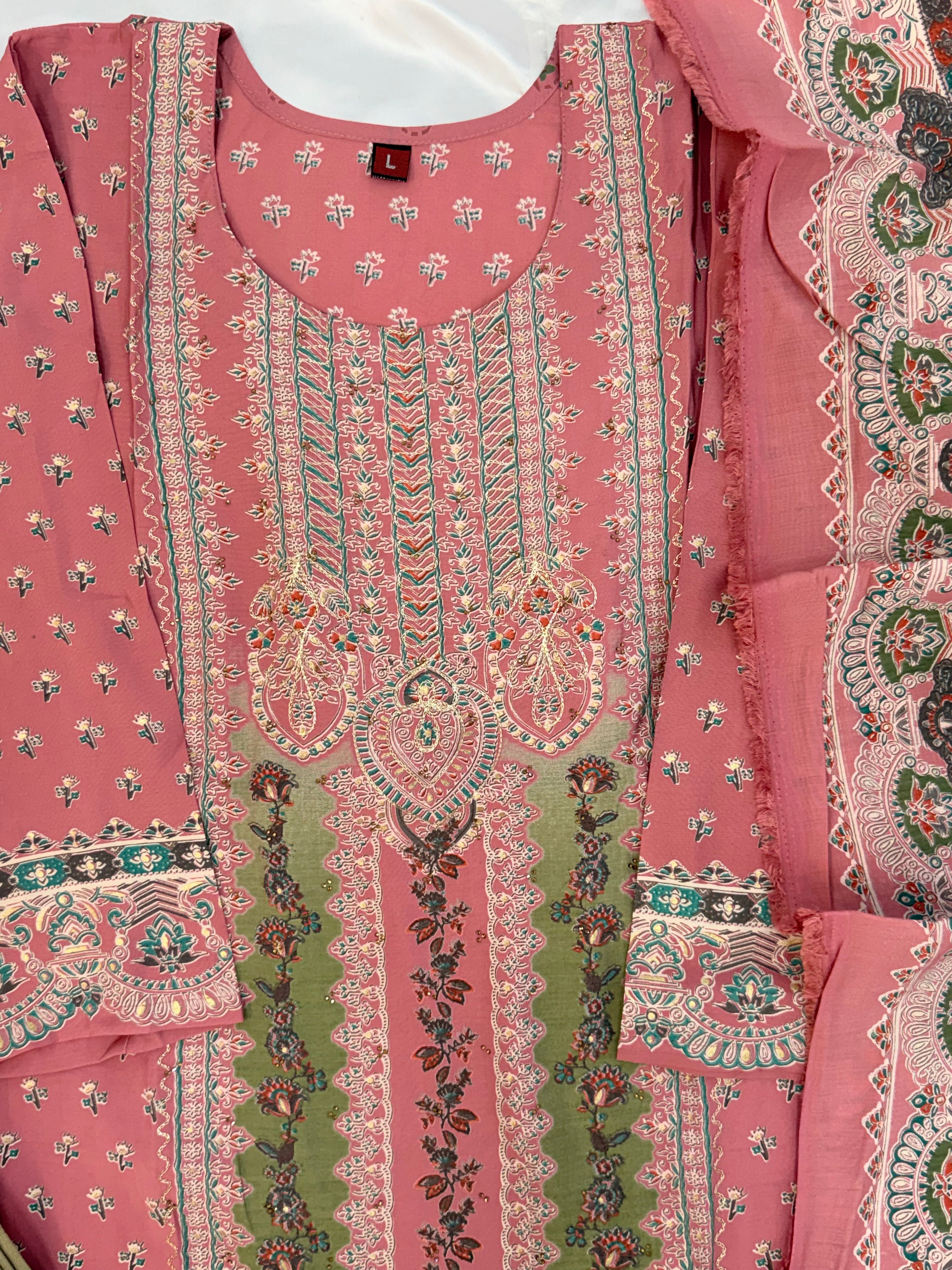 MUSLIN READYMADE SUIT 4 Q