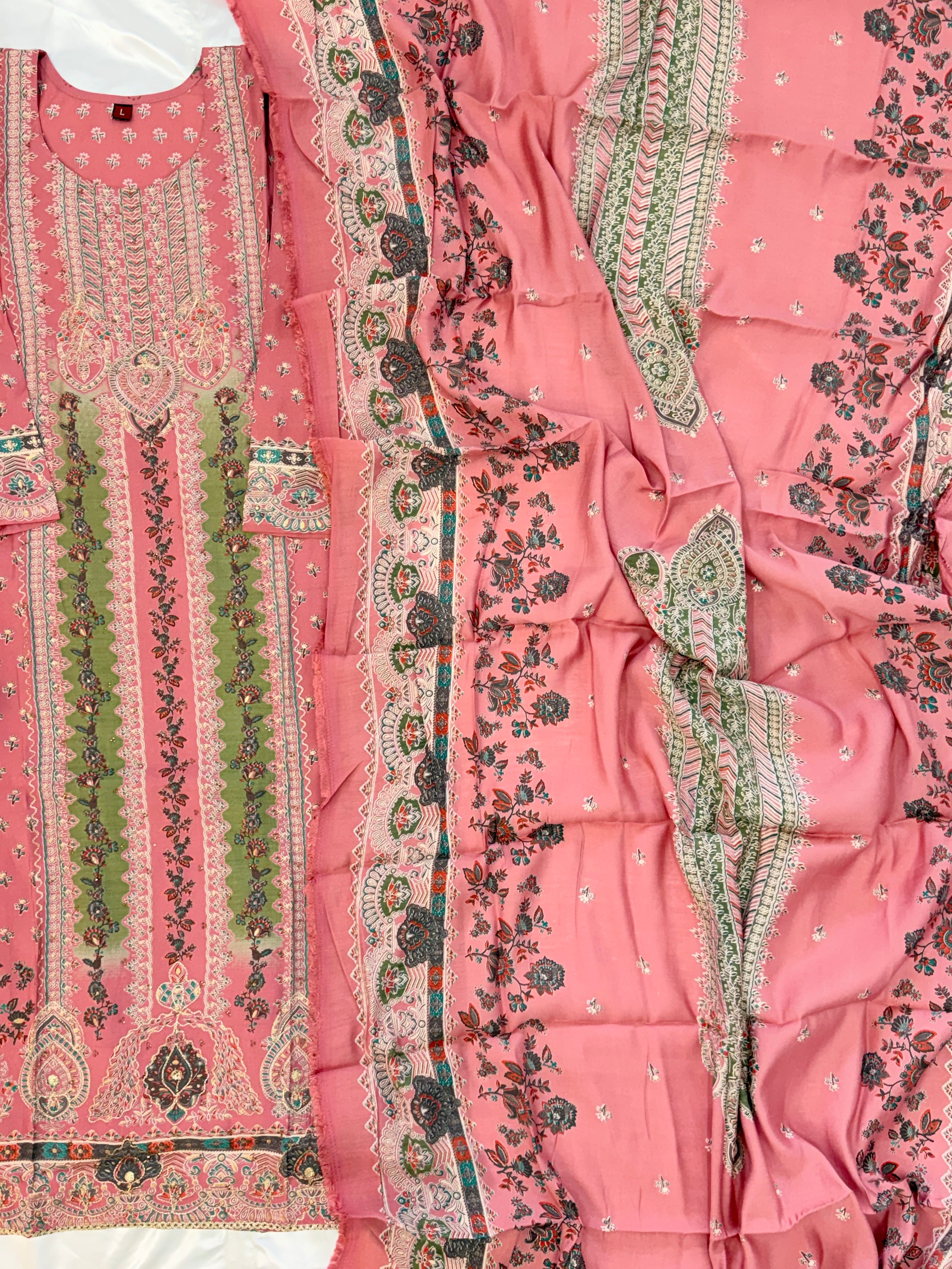 MUSLIN READYMADE SUIT 4 Q