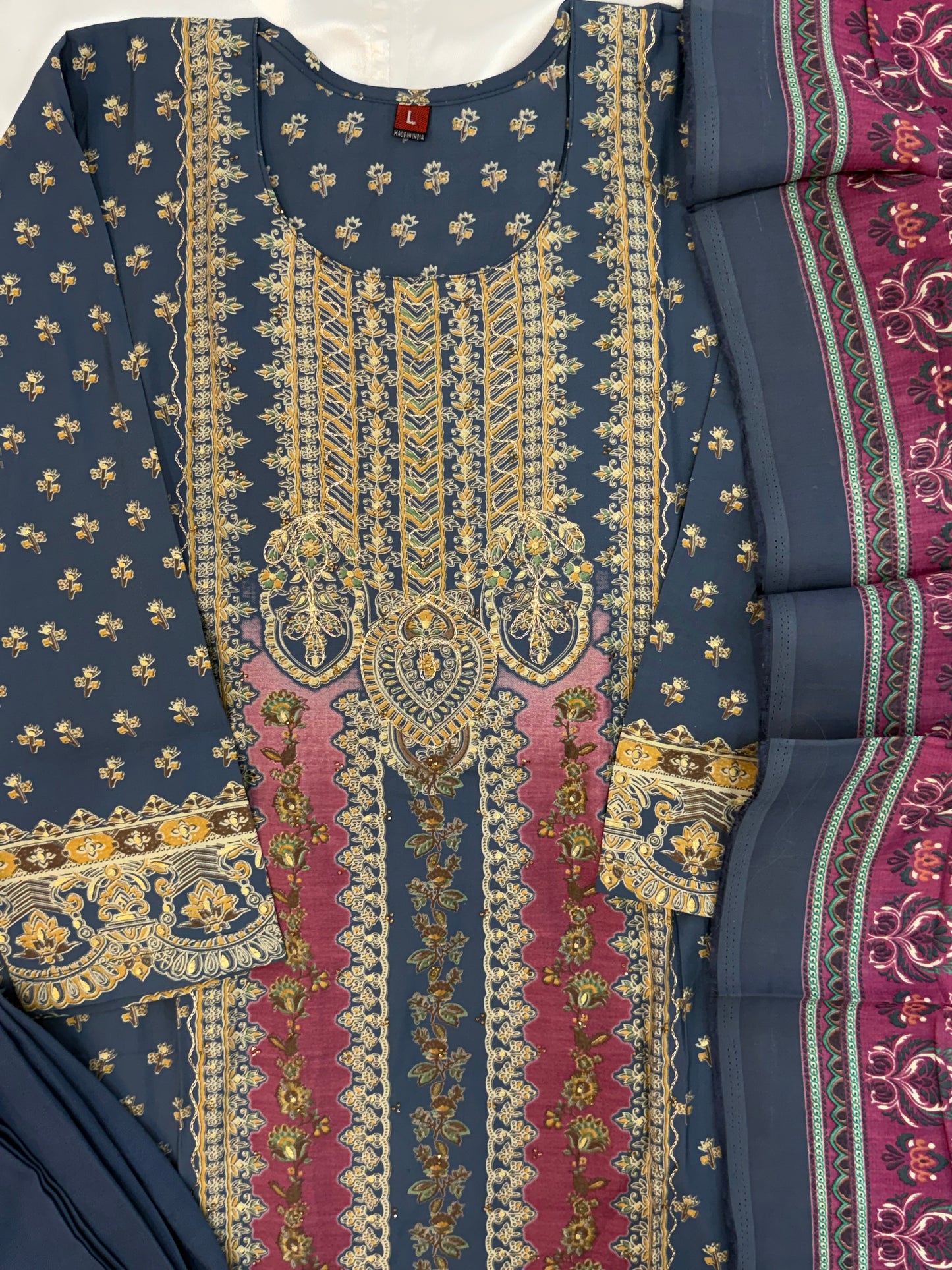 MUSLIN READYMADE SUIT 3 Q