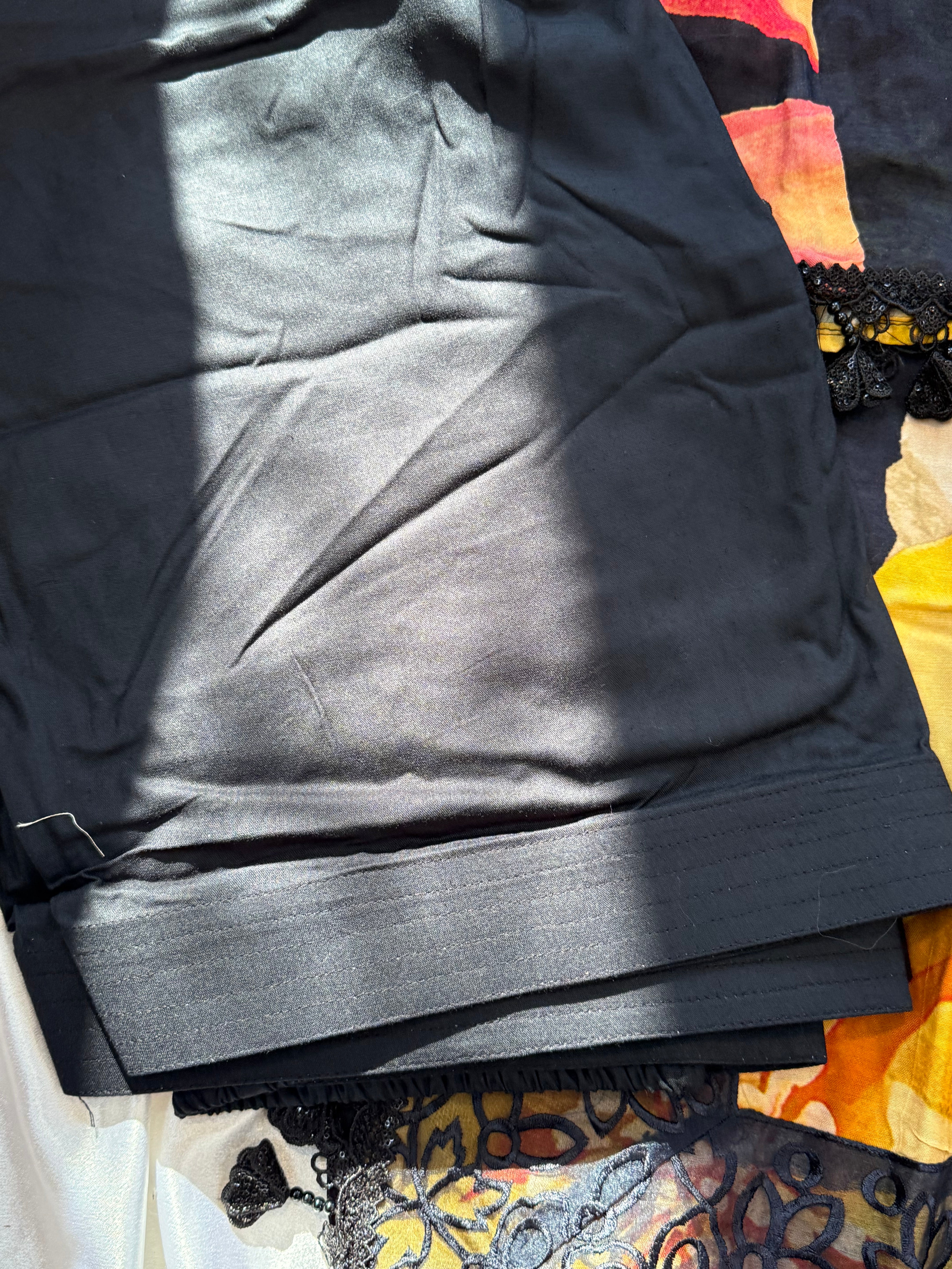 RAHI MUSLIN FARSHI SHALWAR SUIT