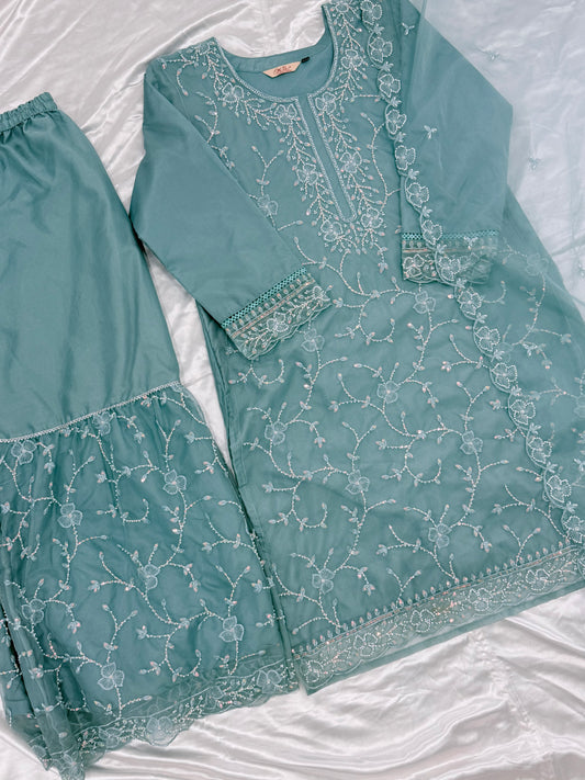 RAHI CUTDANA HANDWORK SUIT Q