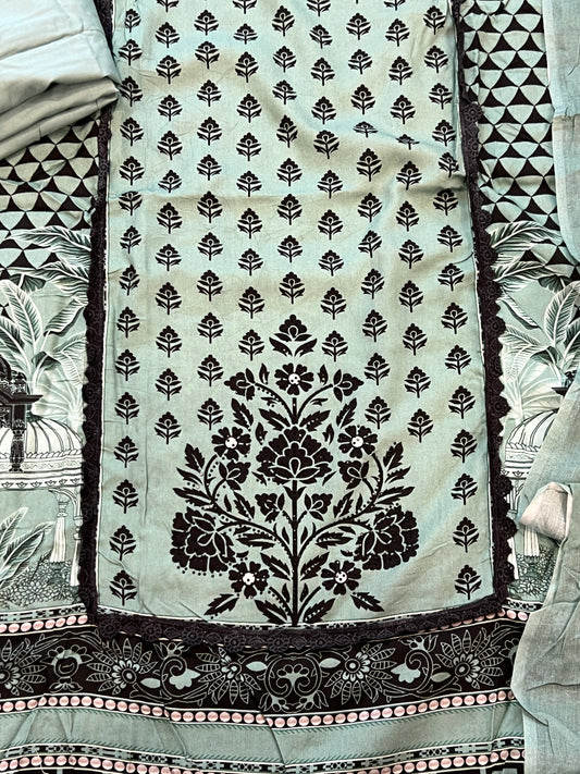 CS LAWN COTTON EMBROIDERY SUIT 1