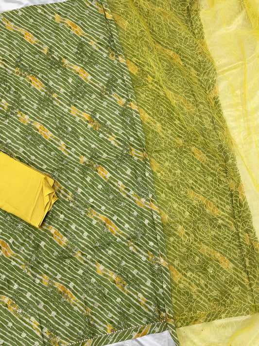 ROLEX PURE COTTON EMBROIDERY SUIT Q