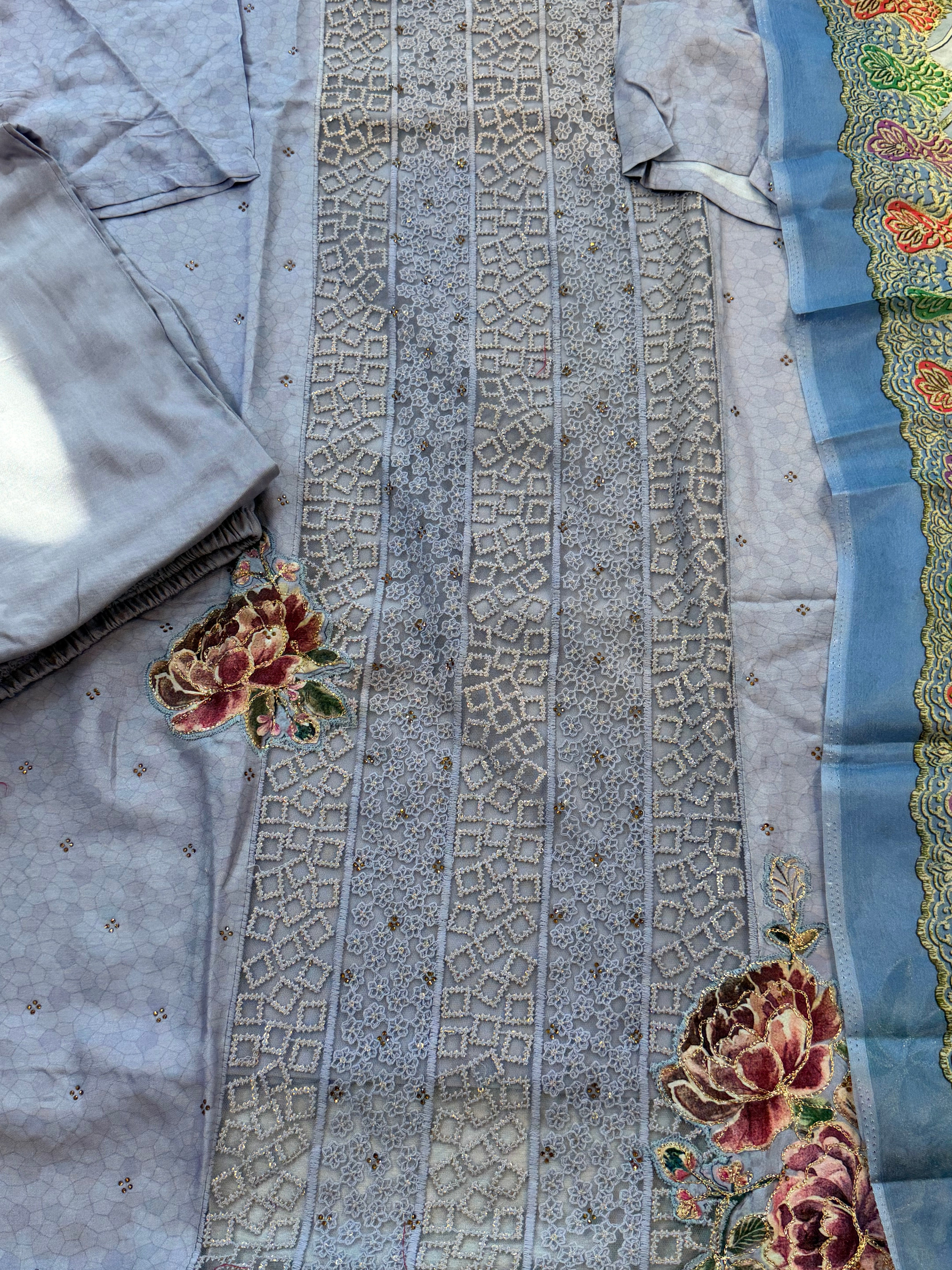 MAKHMAL CREPE READYMADE SUIT