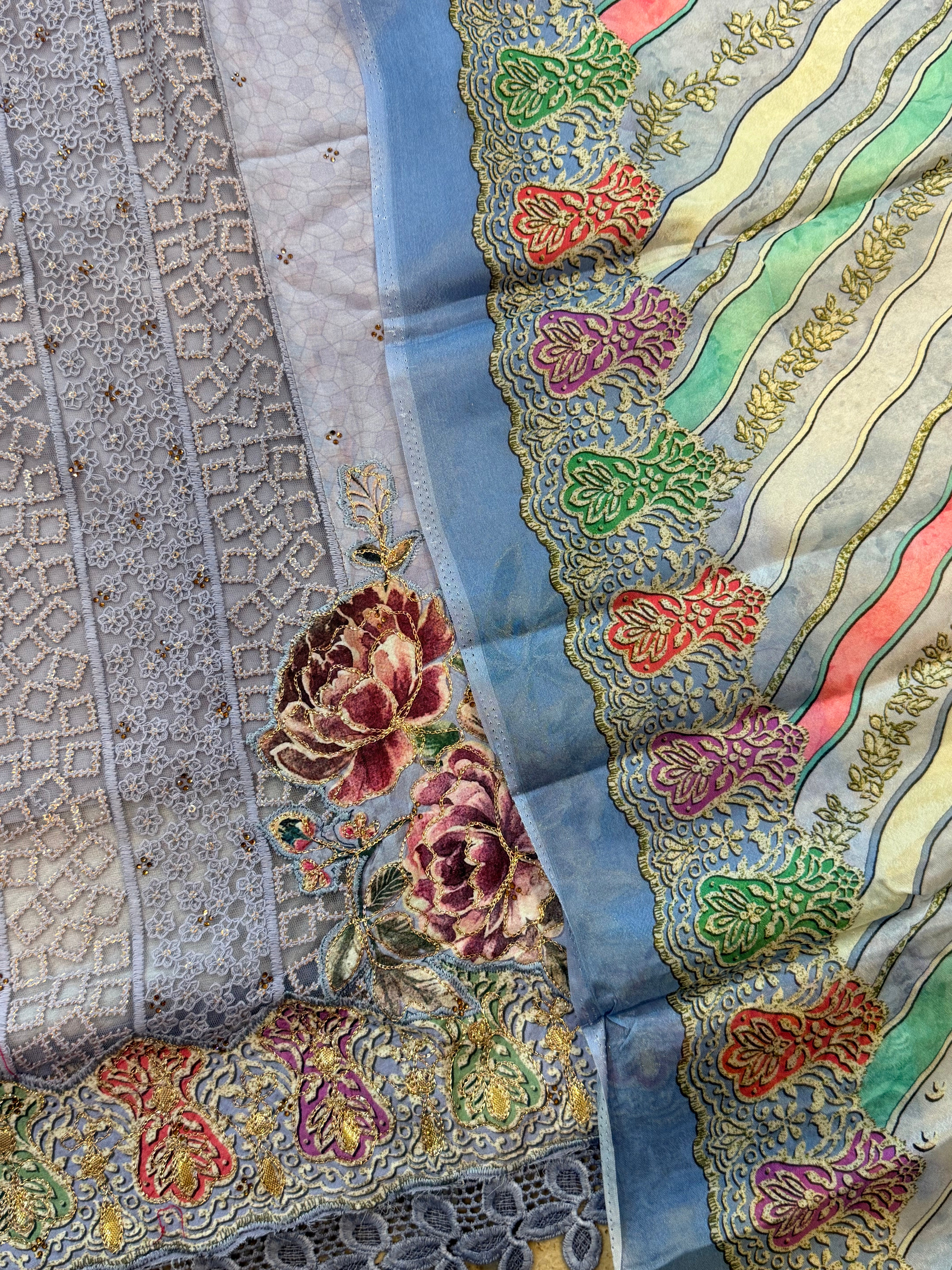 MAKHMAL CREPE READYMADE SUIT