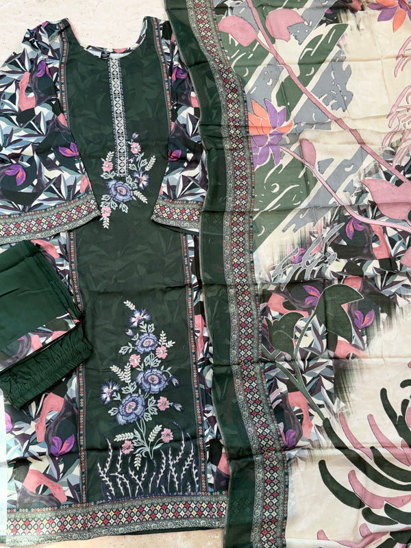 AARANYA 2 LAWN READYMADE SUIT 4 Q