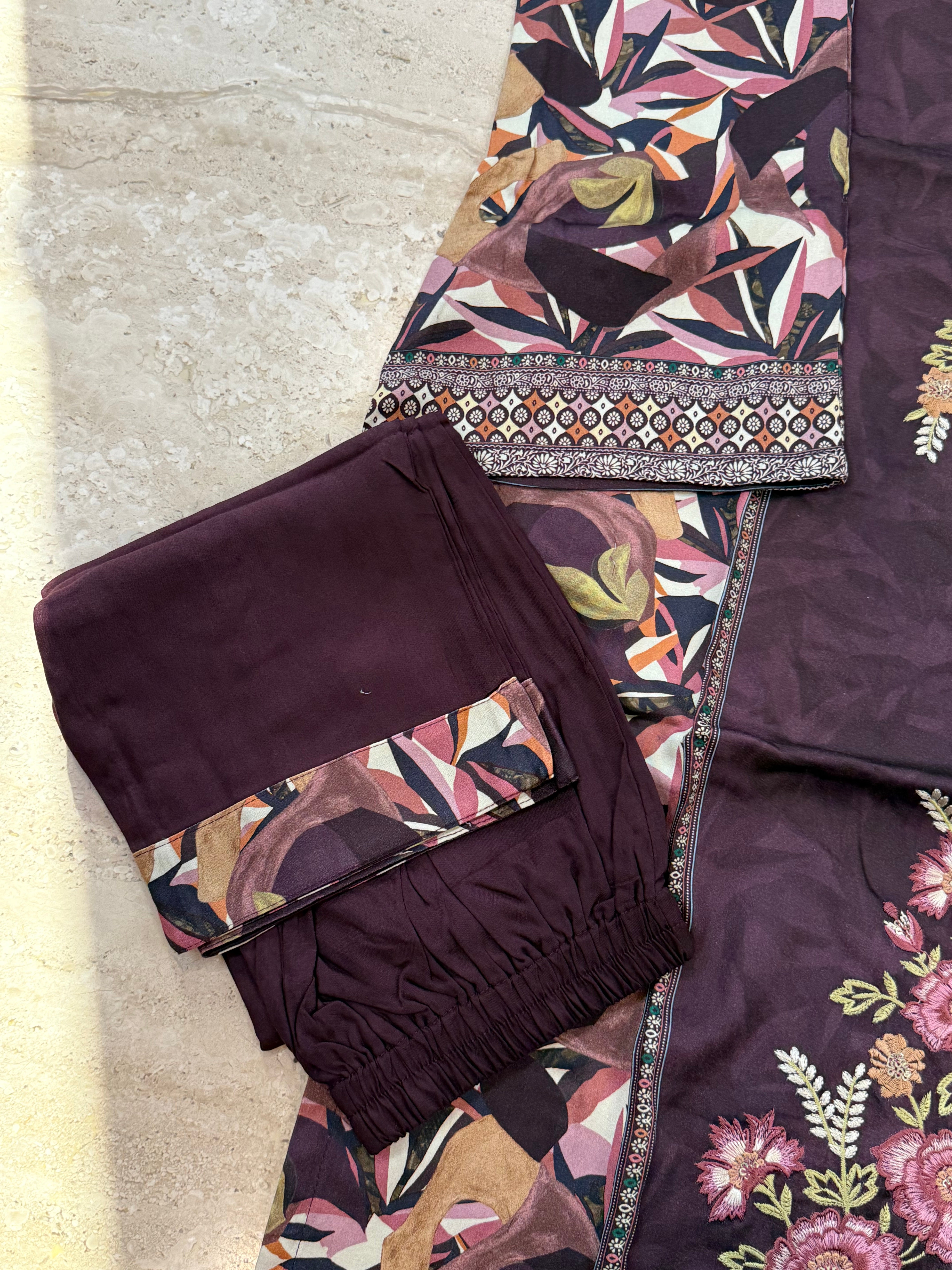 AARANYA 2 LAWN READYMADE SUIT 2 Q