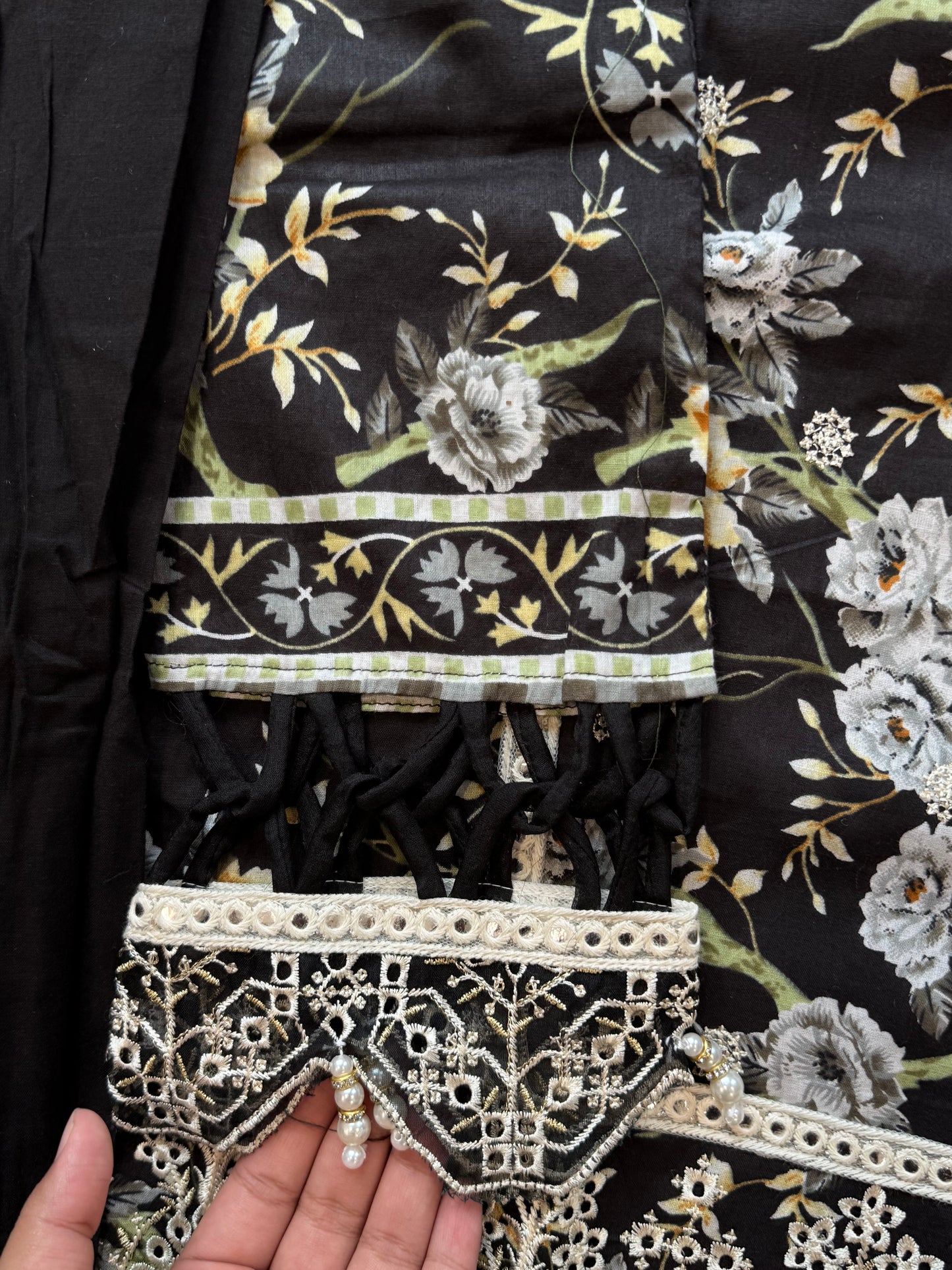 FIZA BLACK FARSHI SHALWAR SUIT 4 Q