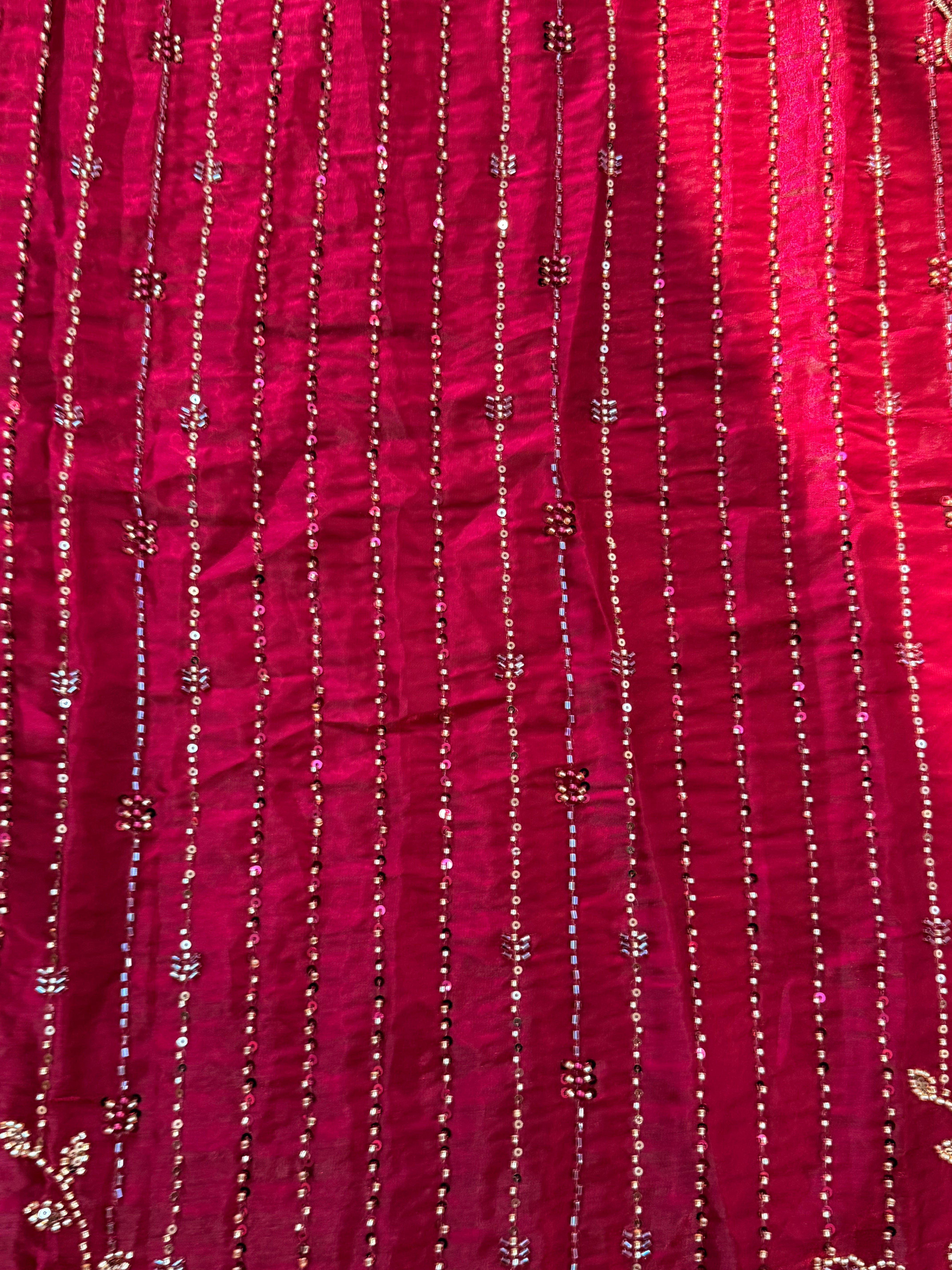 MAROON SHEHZADI HAND WORK SUIT