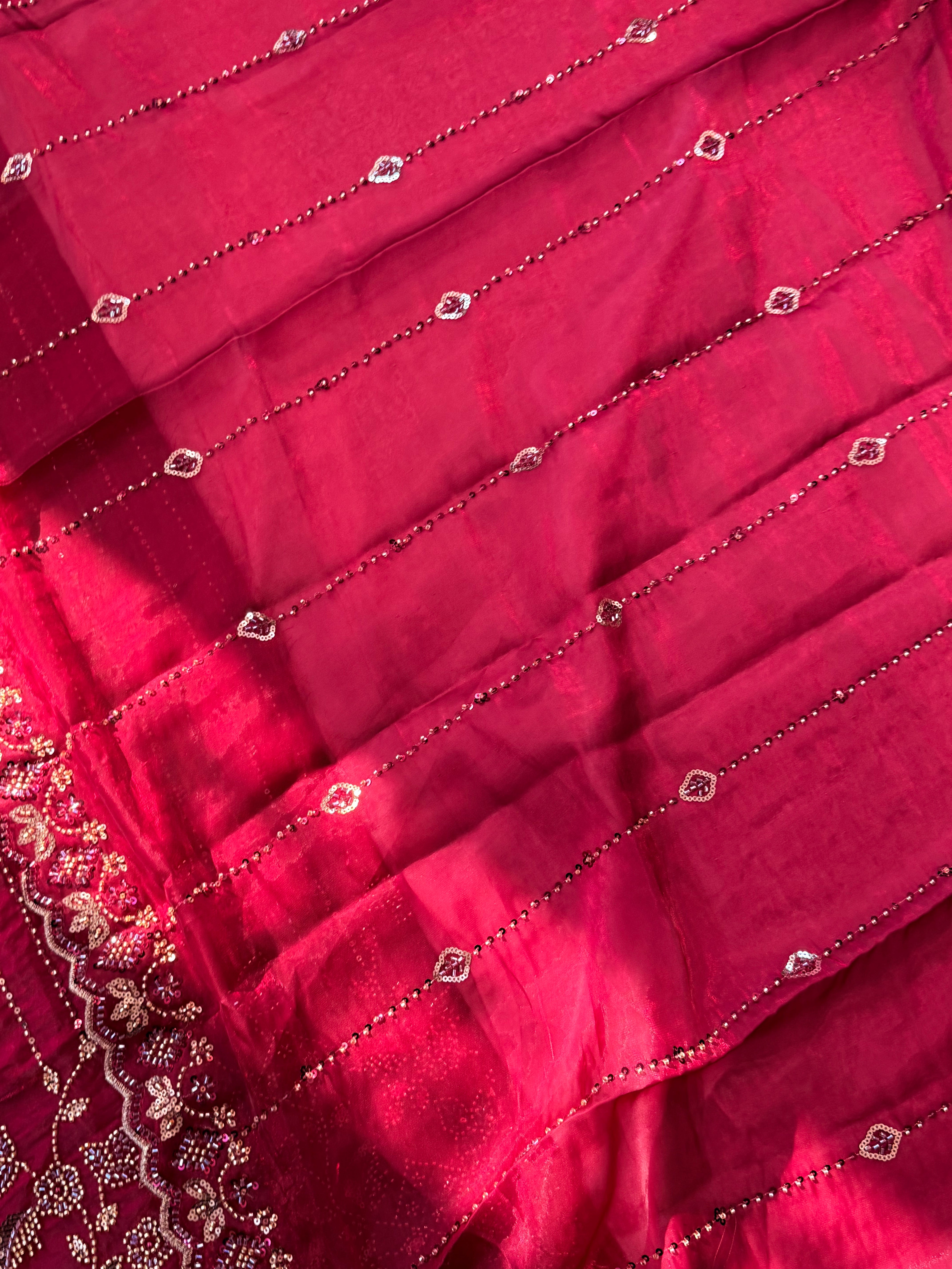 MAROON SHEHZADI HAND WORK SUIT