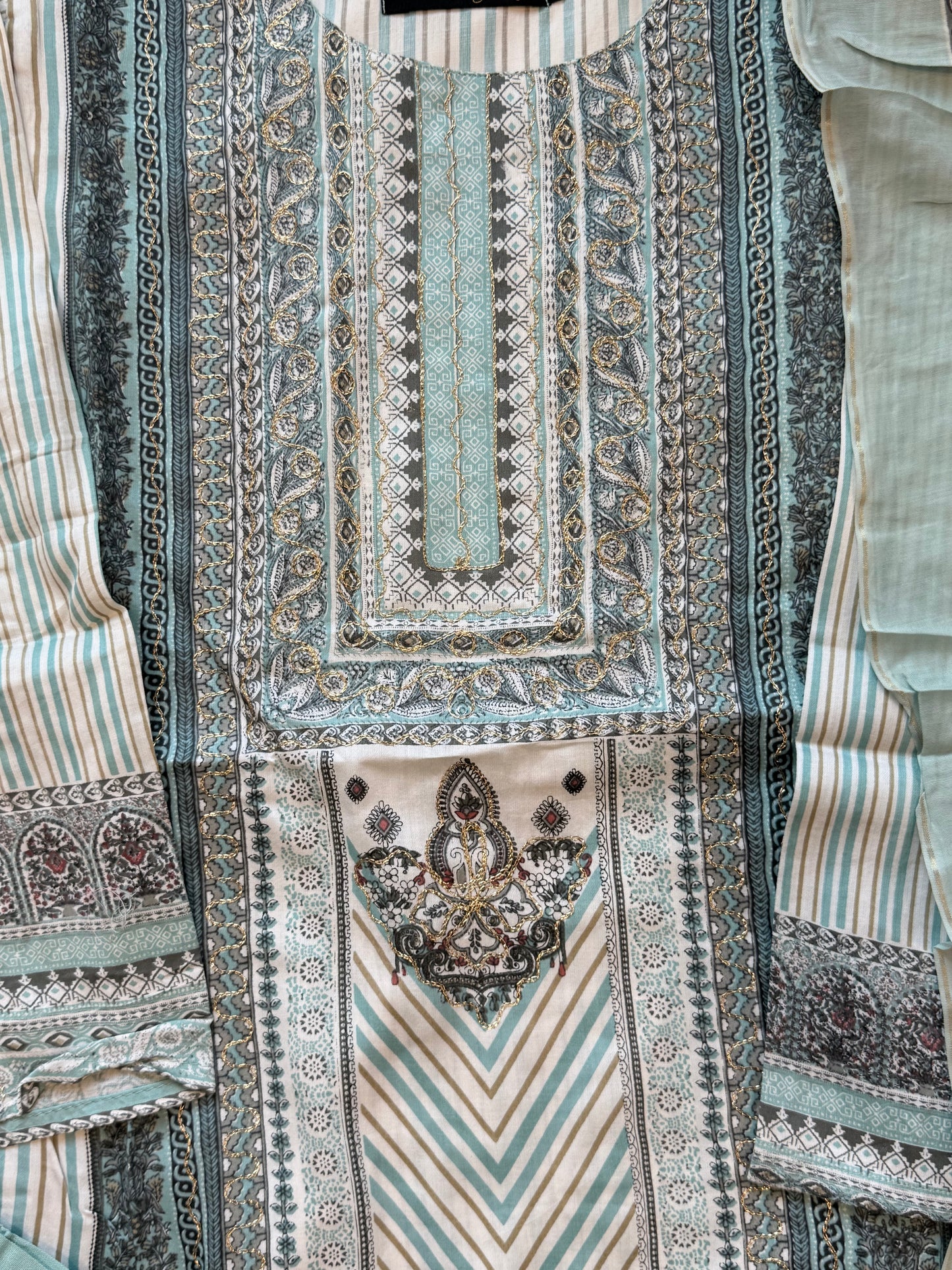 AARUSHI READYMADE BLUE SUIT 3 Q