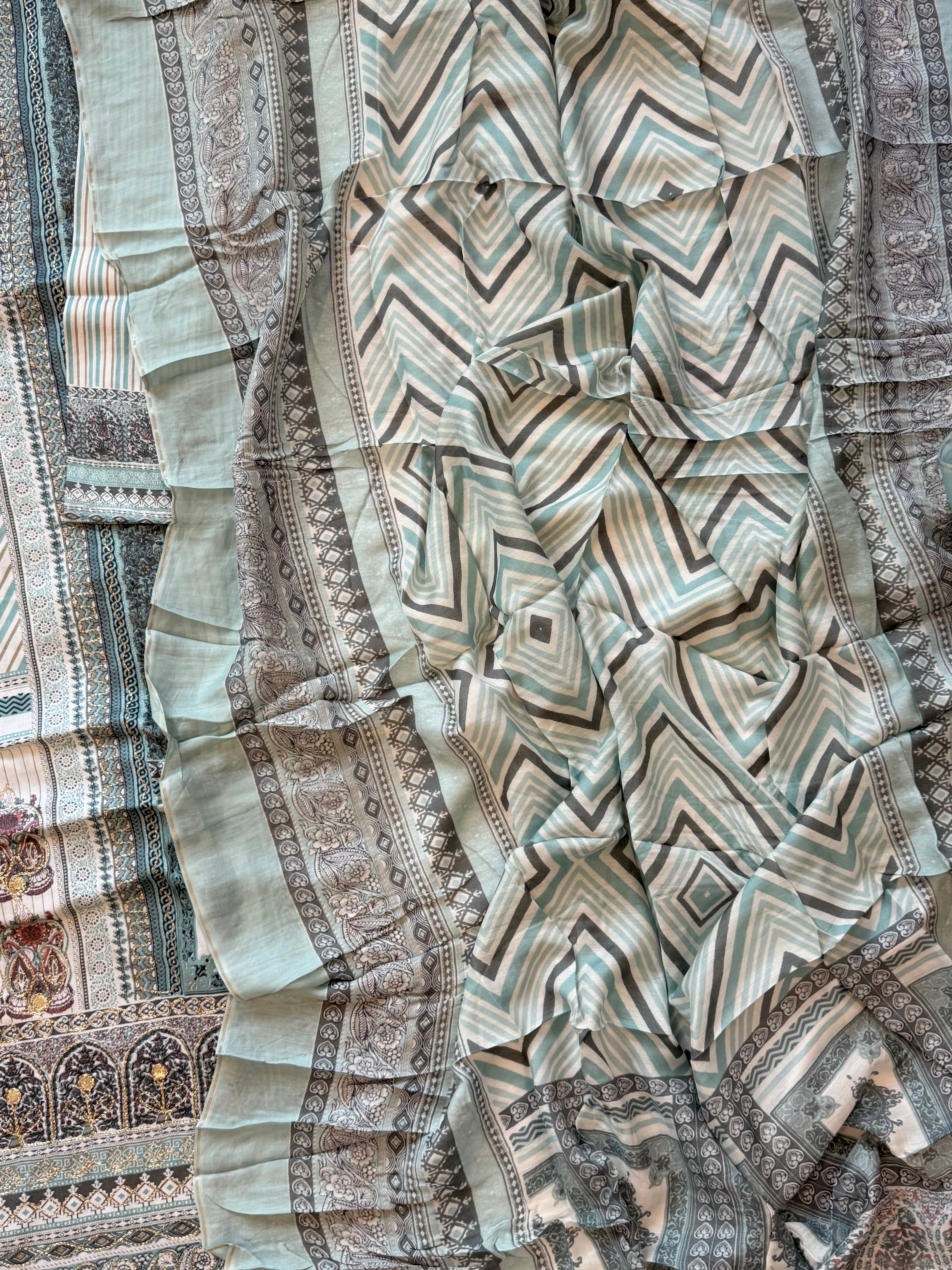 AARUSHI READYMADE BLUE SUIT 3 Q