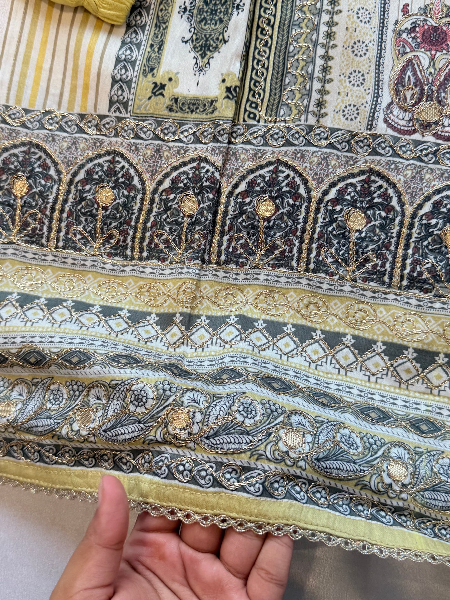 AARUSHI READYMADE YELLOW SUIT 4 Q