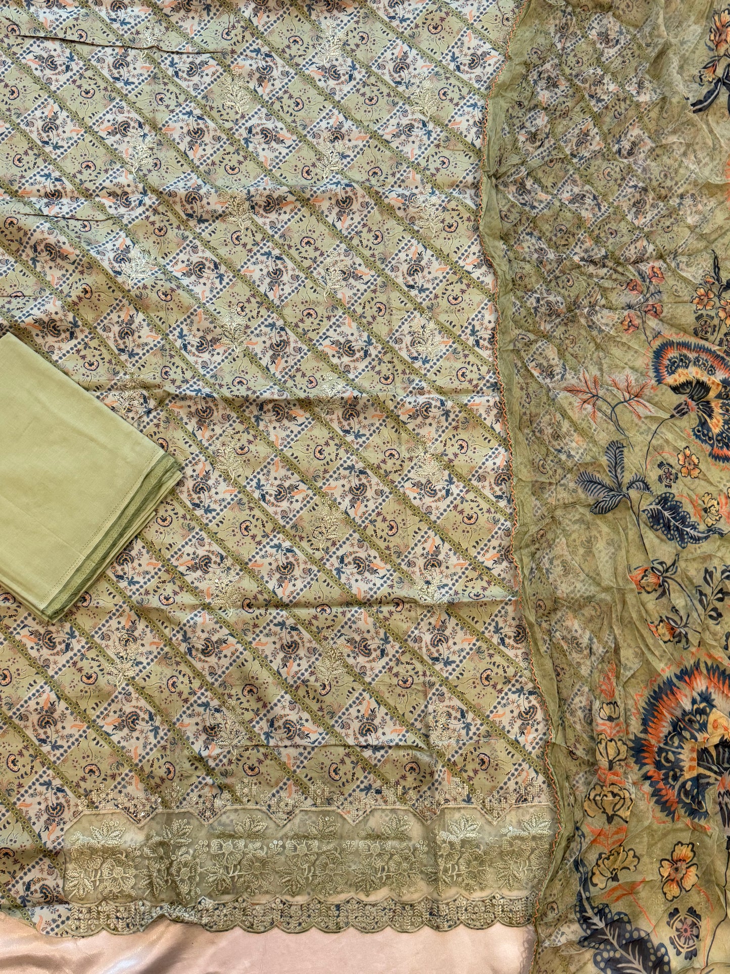 ROLEX PURE COTTON EMBROIDERY SUIT Q