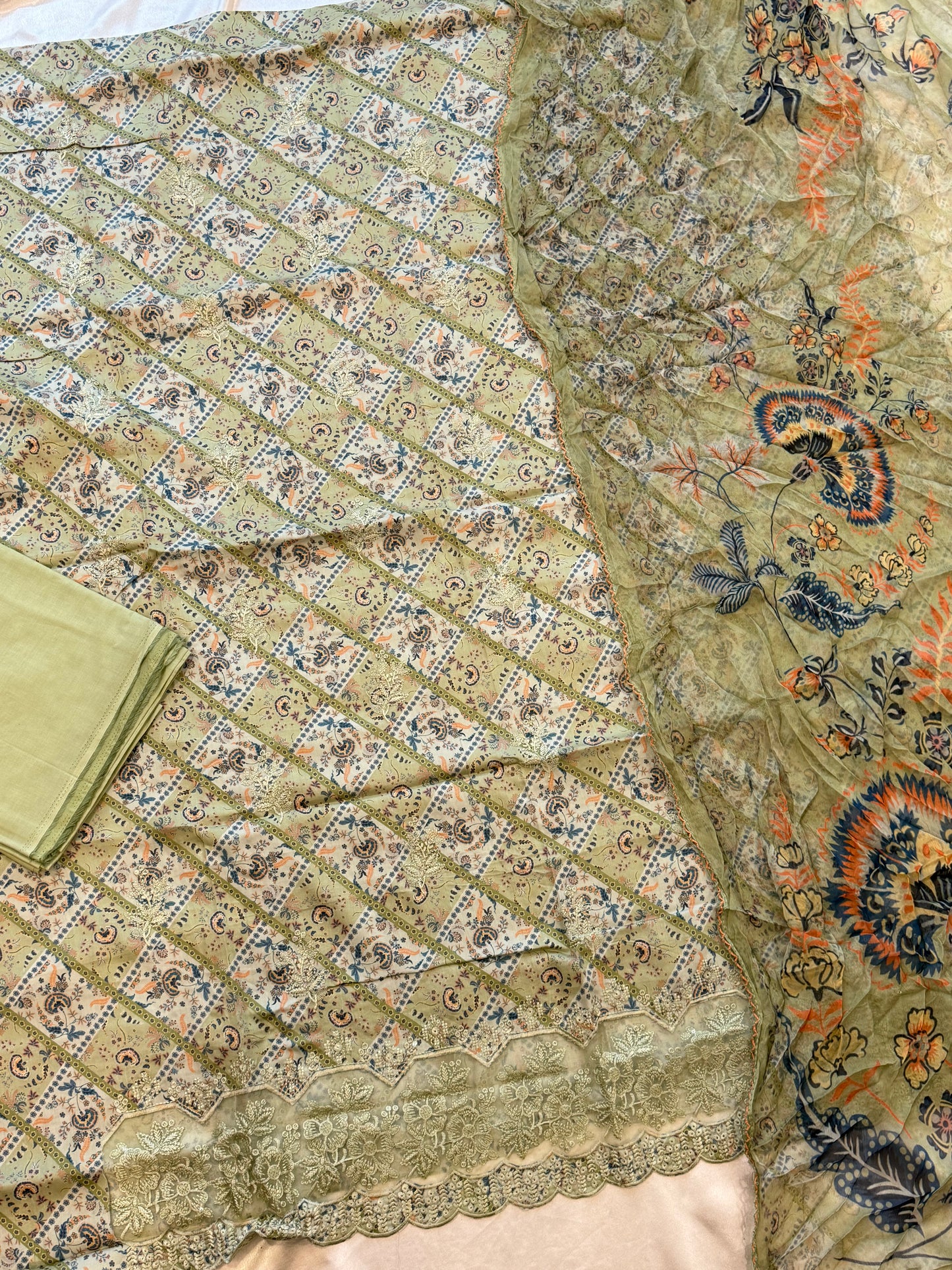 ROLEX PURE COTTON EMBROIDERY SUIT Q