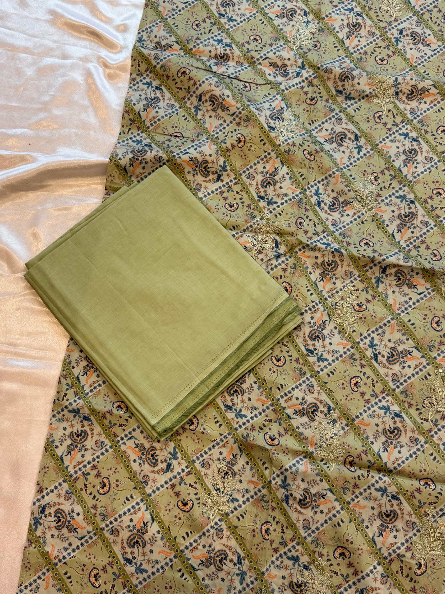 ROLEX PURE COTTON EMBROIDERY SUIT Q