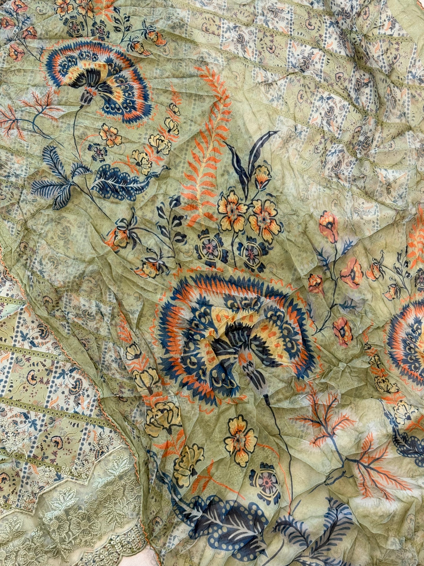 ROLEX PURE COTTON EMBROIDERY SUIT Q