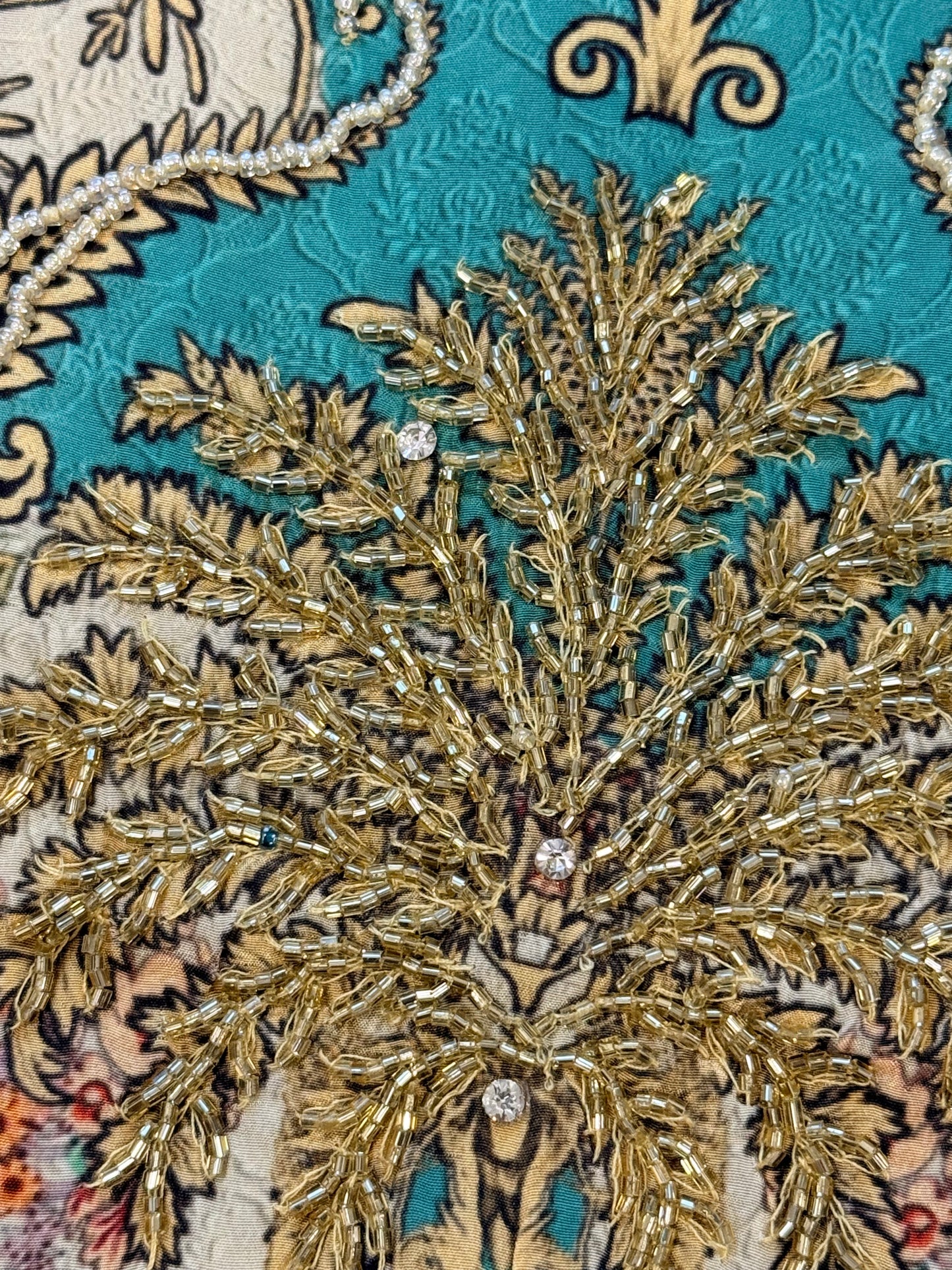 NAZAKAT PURE CREPE READYMADE SUIT Q