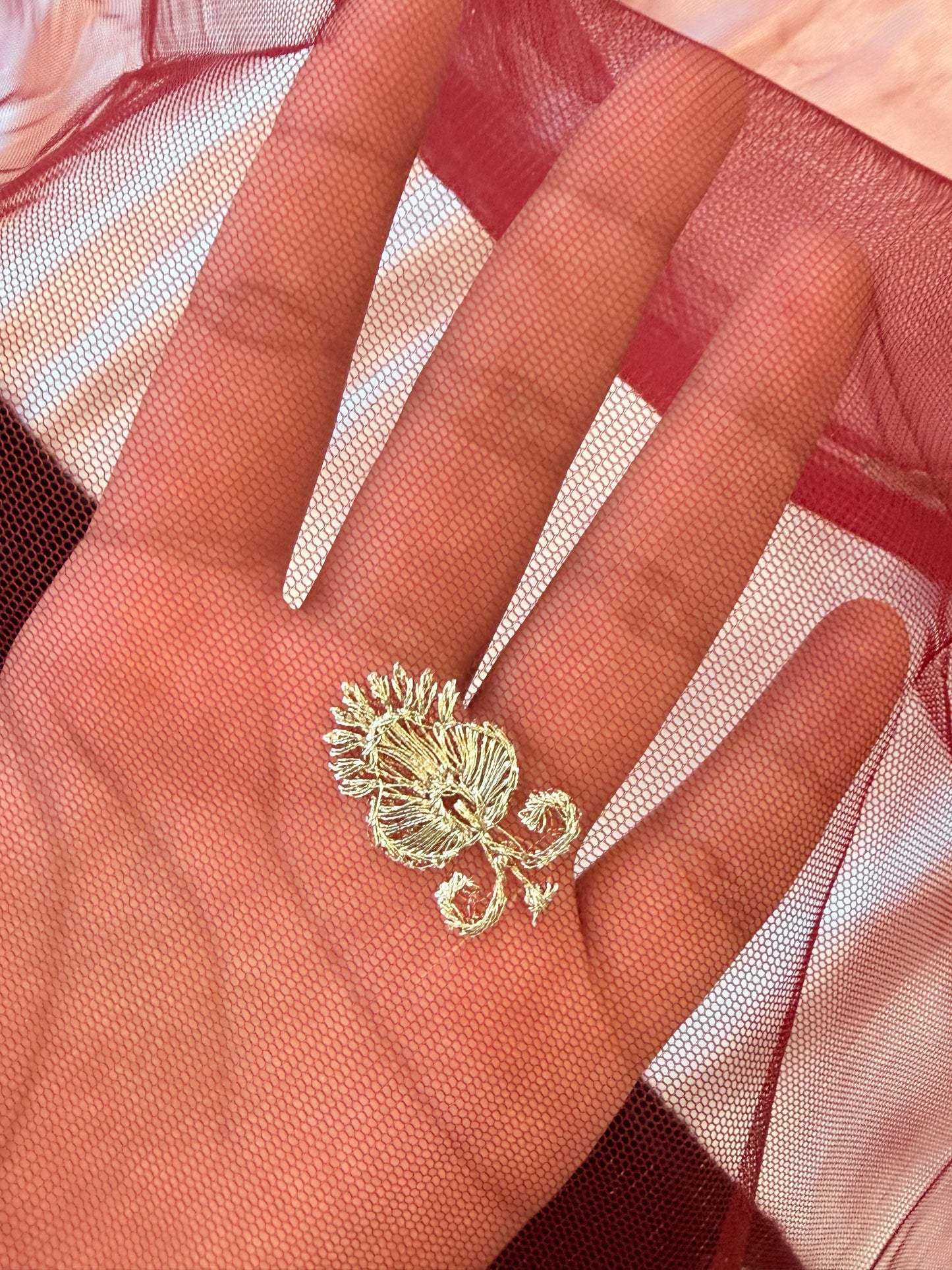 BLACK VELVET EMBROIDERY SUIT Q