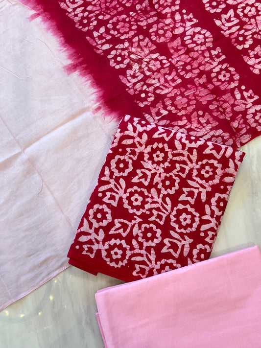 DOUBLE SHADE PURE COTTON BATIK SUIT 4