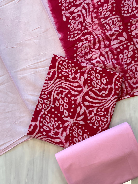 DOUBLE SHADE PURE COTTON BATIK SUIT 8