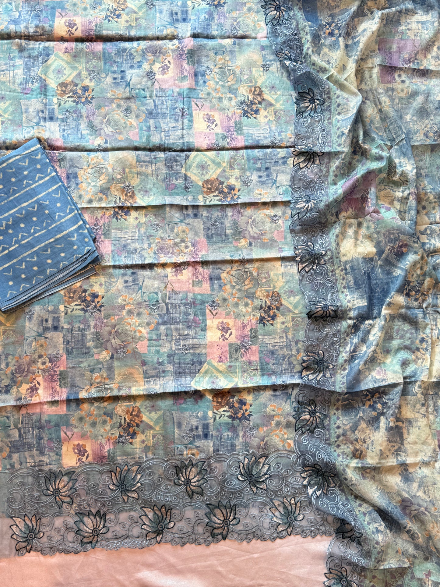 ROLEX PURE COTTON EMBROIDERY SUIT Q