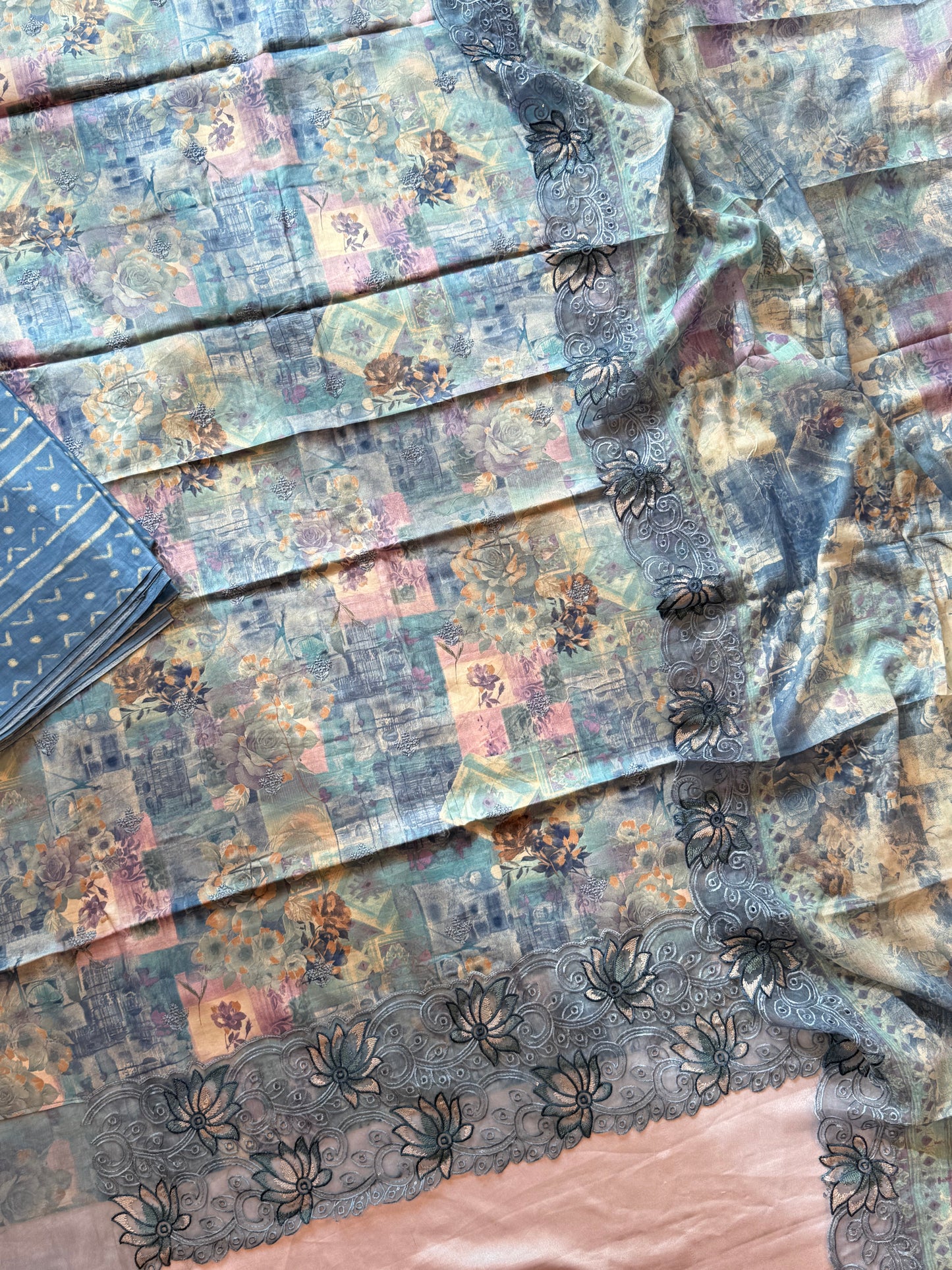 ROLEX PURE COTTON EMBROIDERY SUIT Q